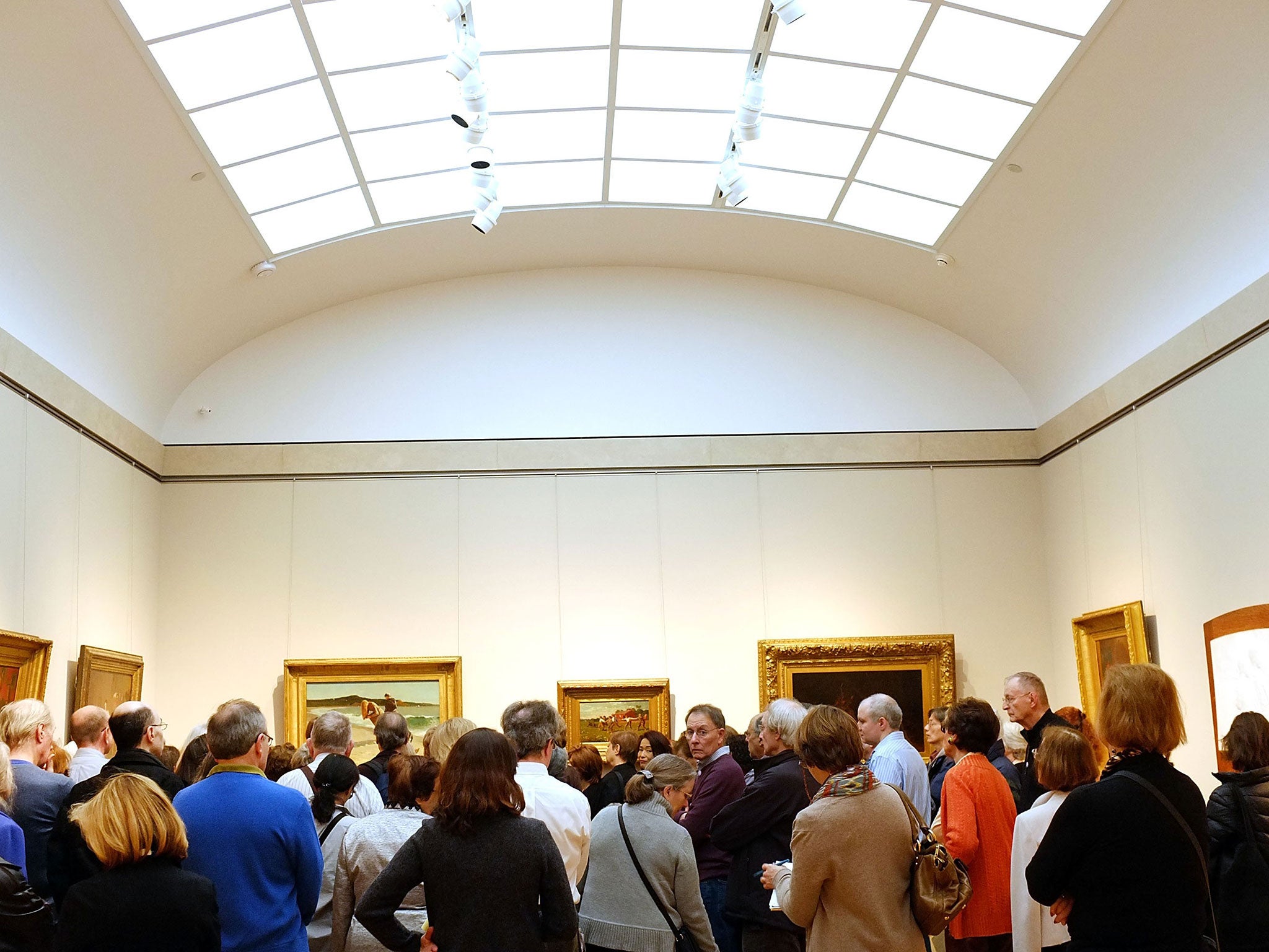 Crowd control: institutions like New York’s Metropolitan Museum of Art are packed