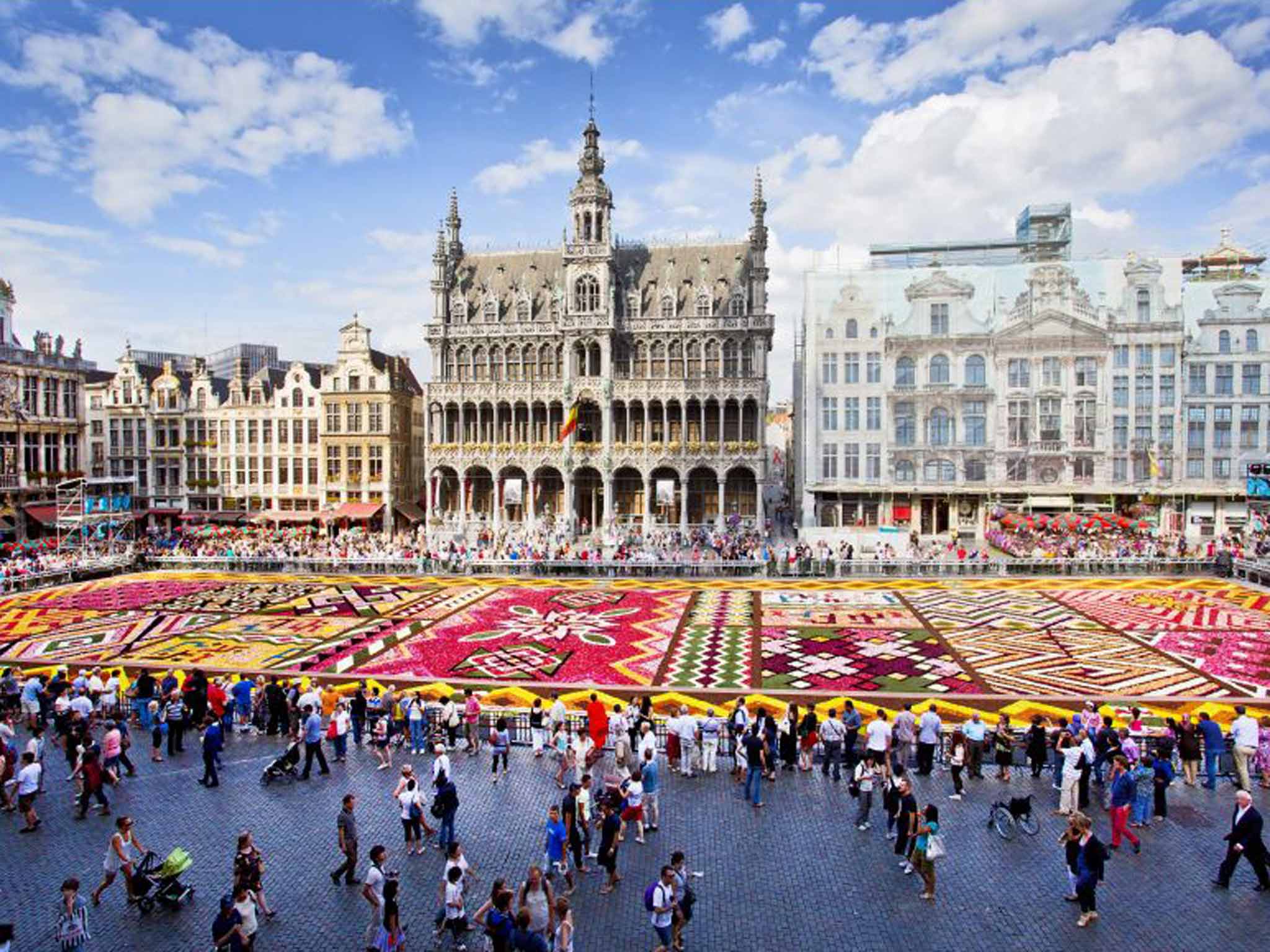 Make an entrance: the flower carpet in Grand Place