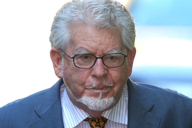 Rolf Harris arriving at Southwark Crown Court on May 14, 2014