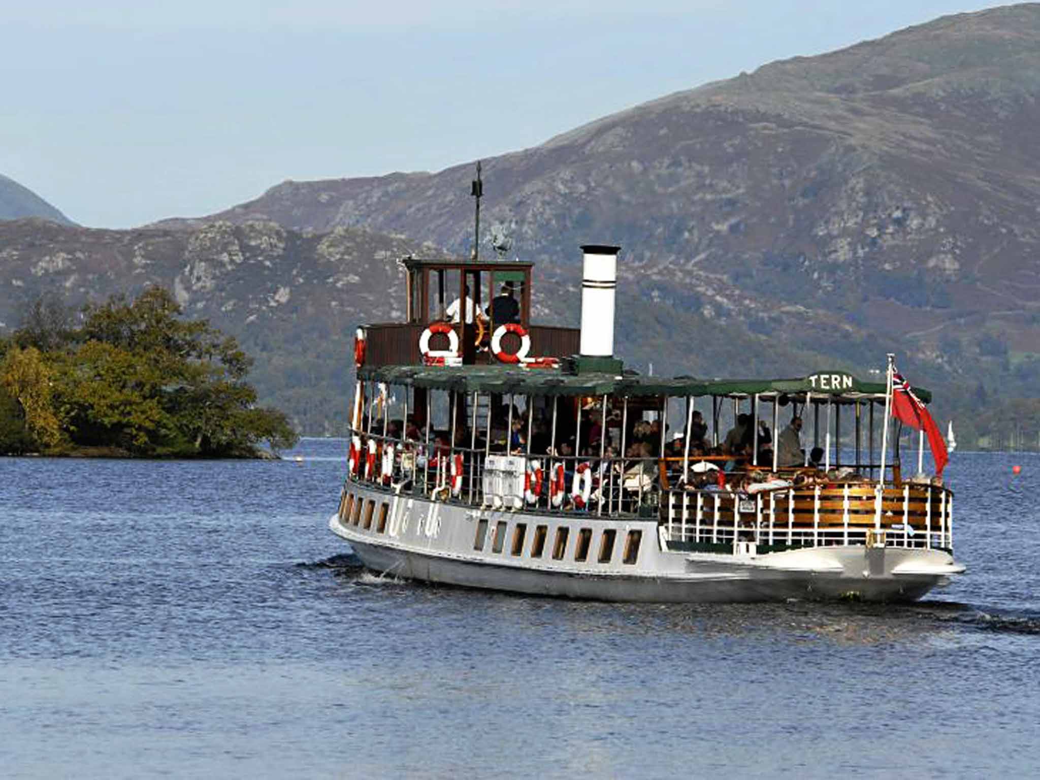 Boat trips ply Windermere