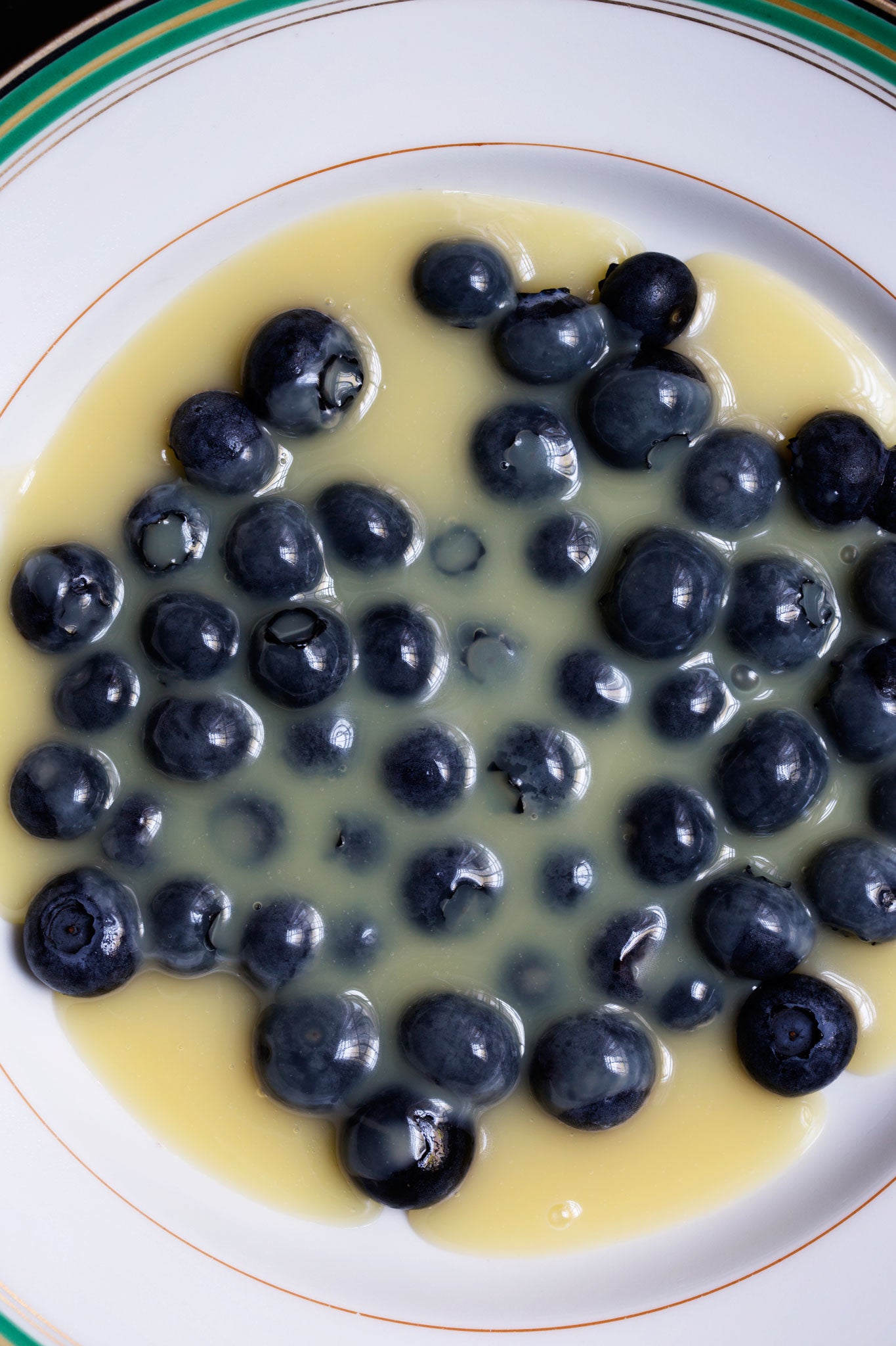 Mark's iced blueberries with hot white chocolate sauce is one of the easiest desserts to prepare