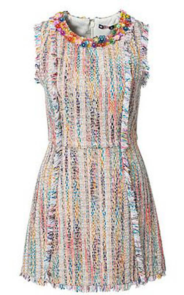 This patterned MSGM dress from Girl Meets Dress is great for a British wedding