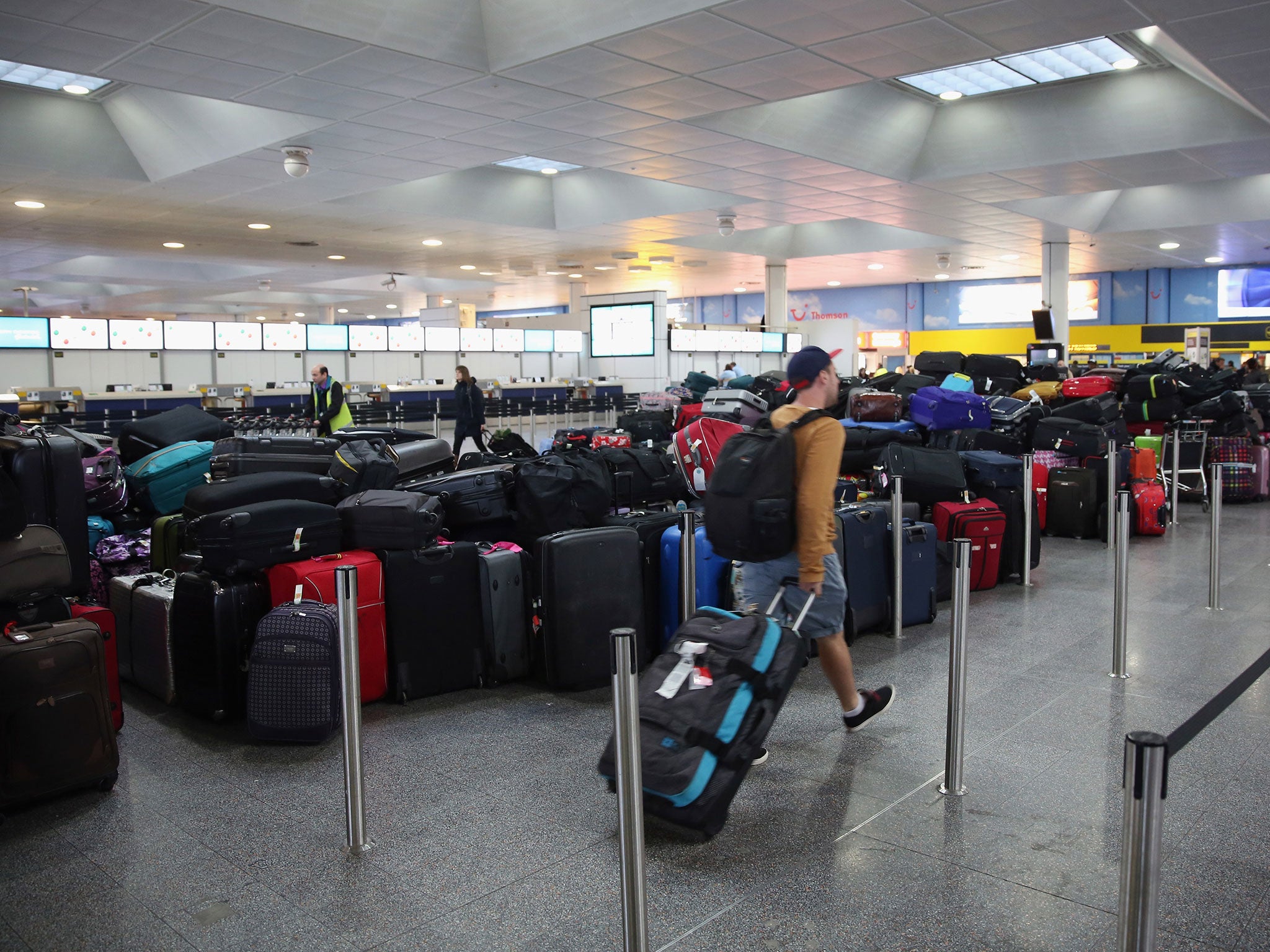 Gatwick Airport has up to 60 staff on standby to avoid baggage chaos