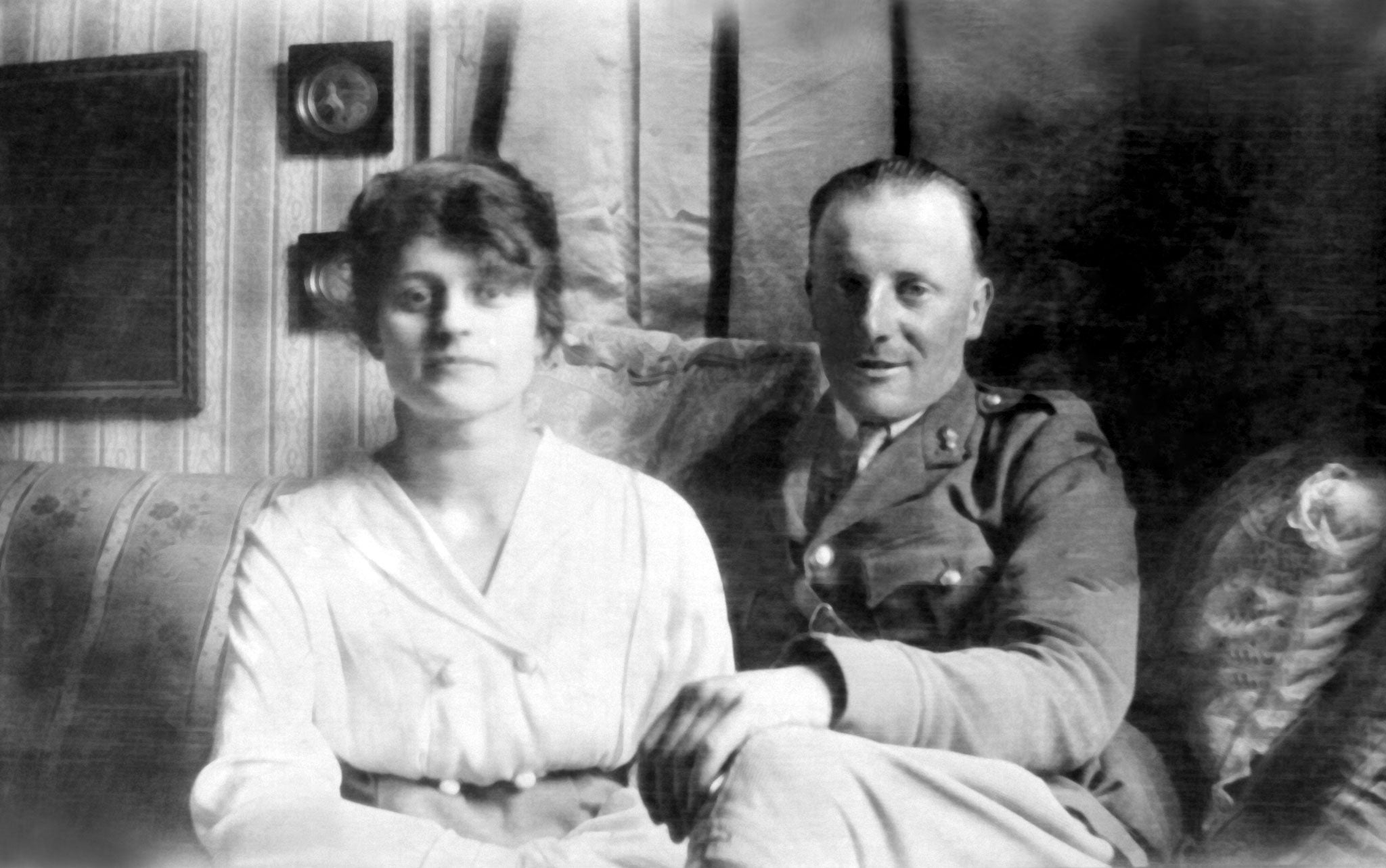 Lieutenant William Morgan and his French girlfriend Renée