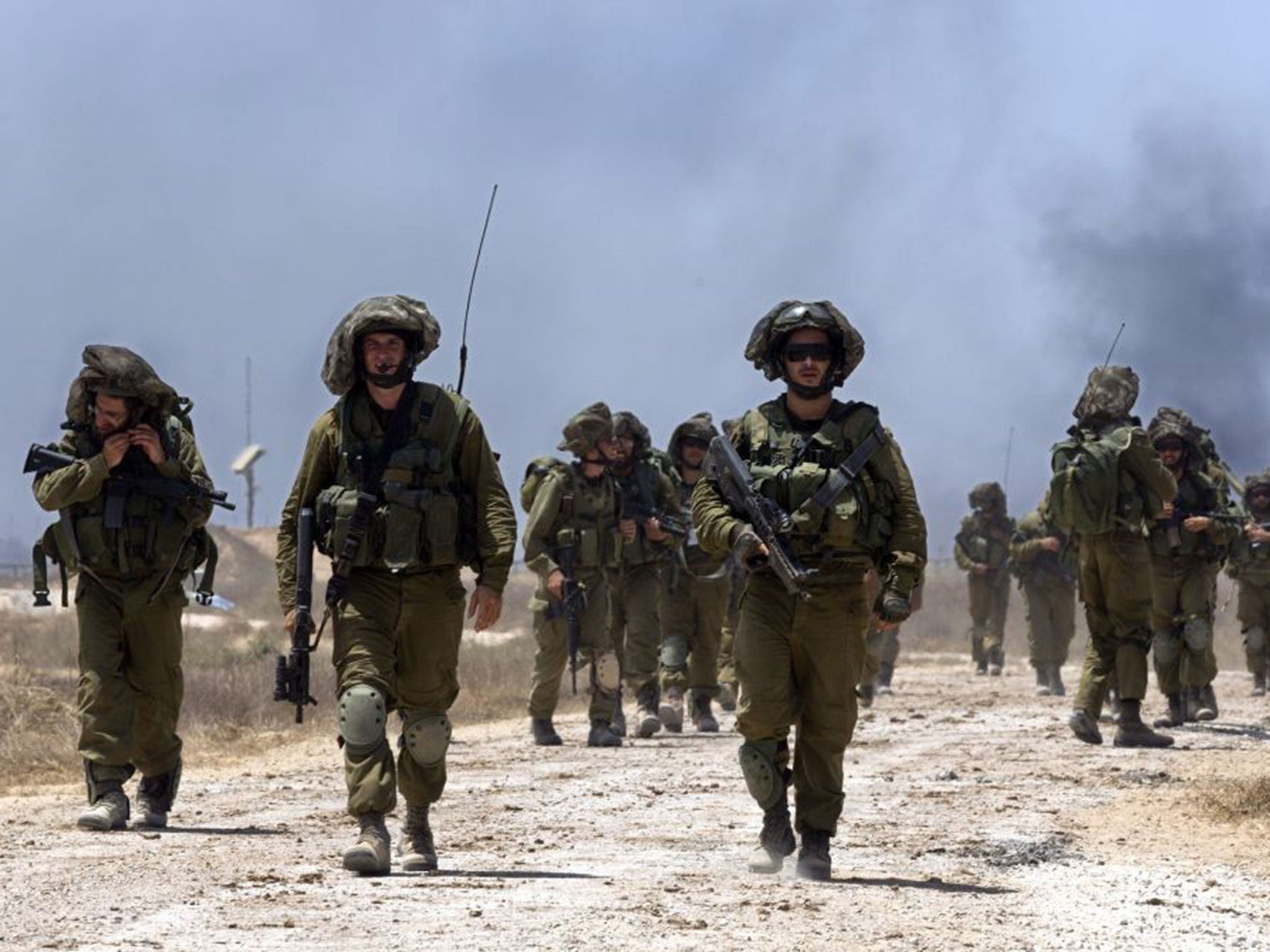 IDF troops returning to southern Israel after last week’s attacks on Gaza