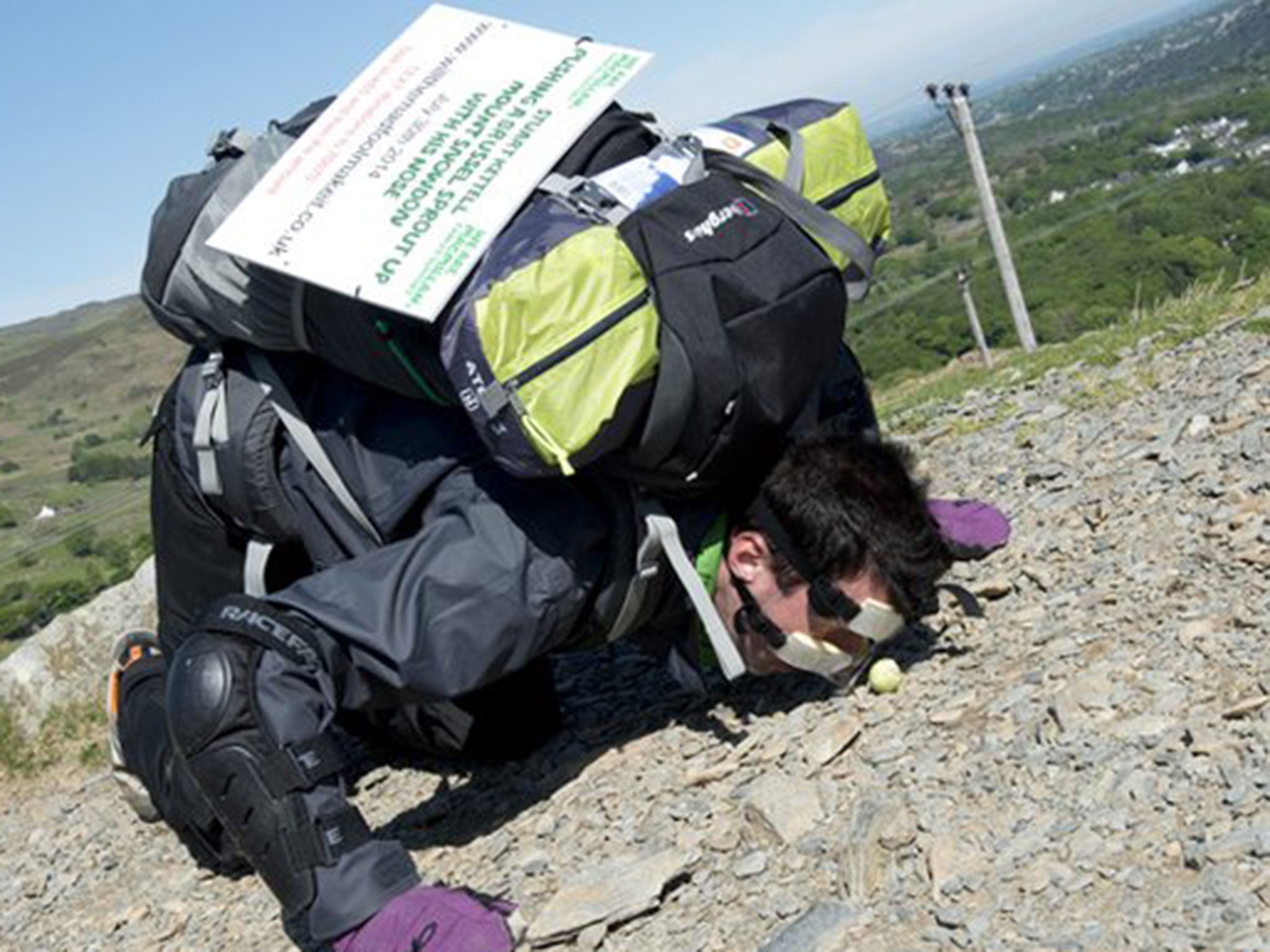 The climb took four days and is thought to have raised £5,000 for MacMillan