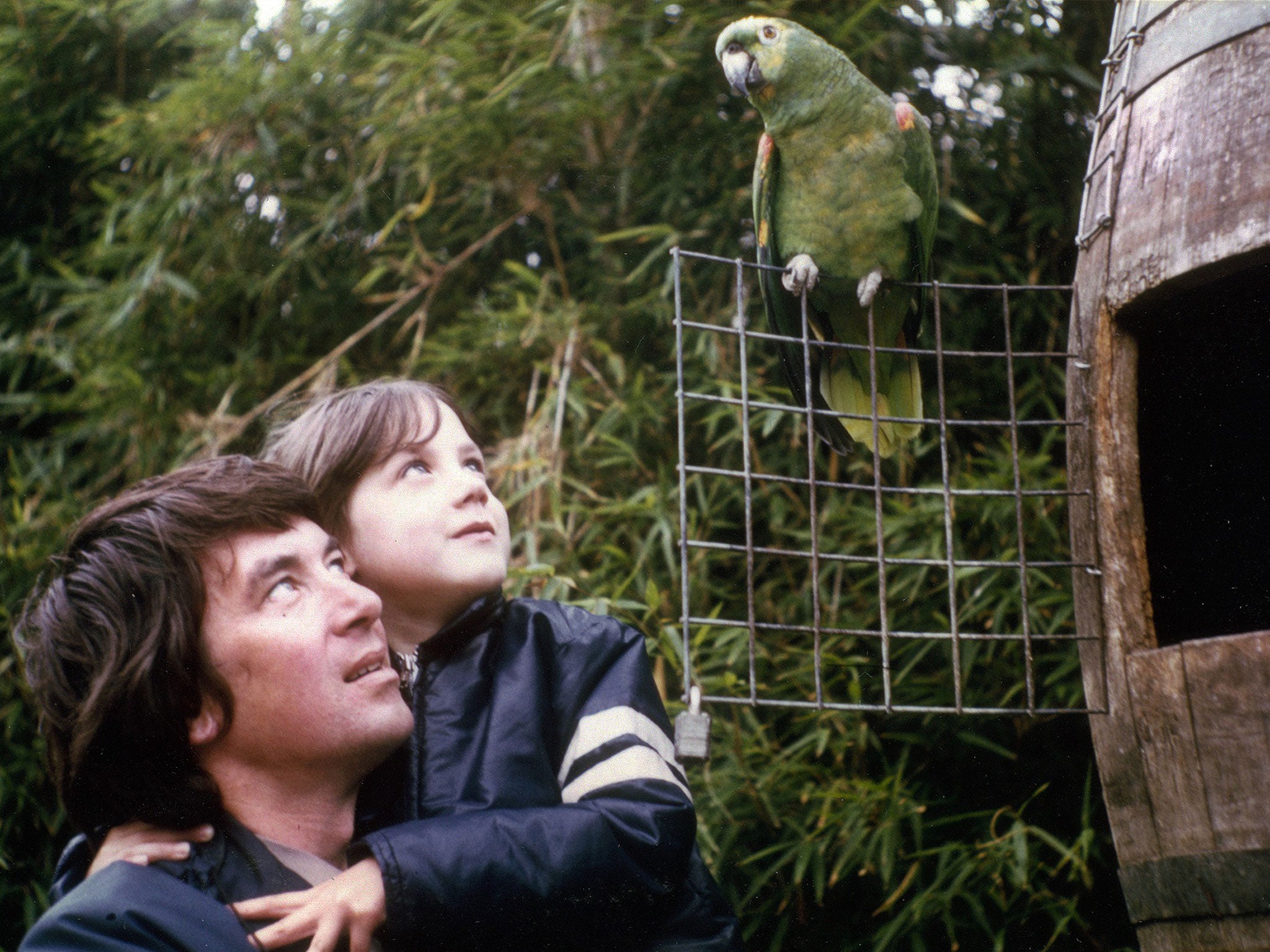 Helen as a child with her father