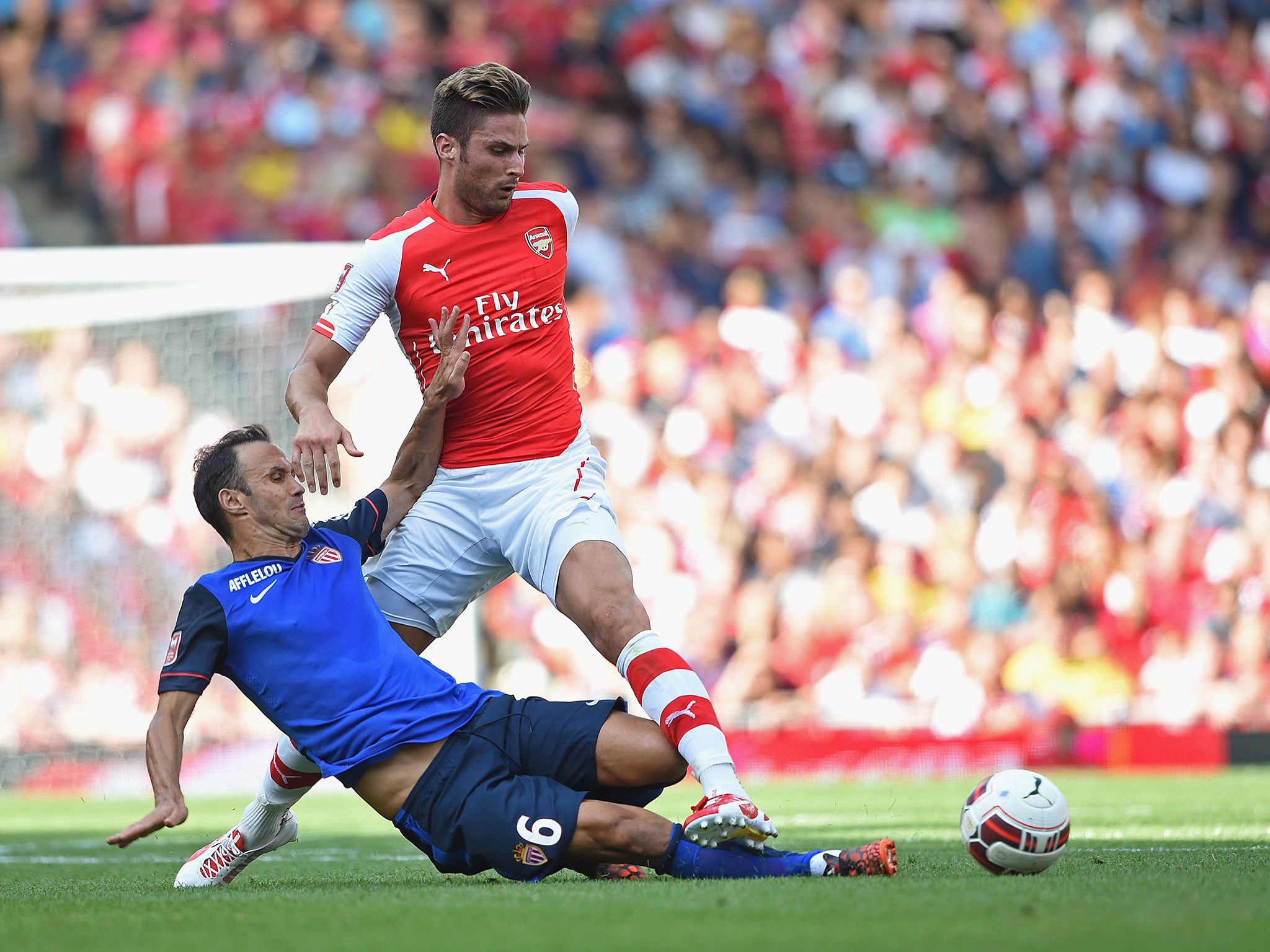 Olivier Giroud has admitted that he needs to improve his fitness ahead of the new season