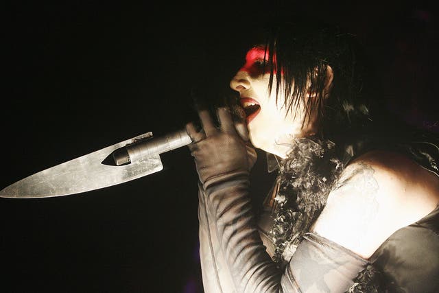 Marilyn Manson was booked to headline Alt-Fest