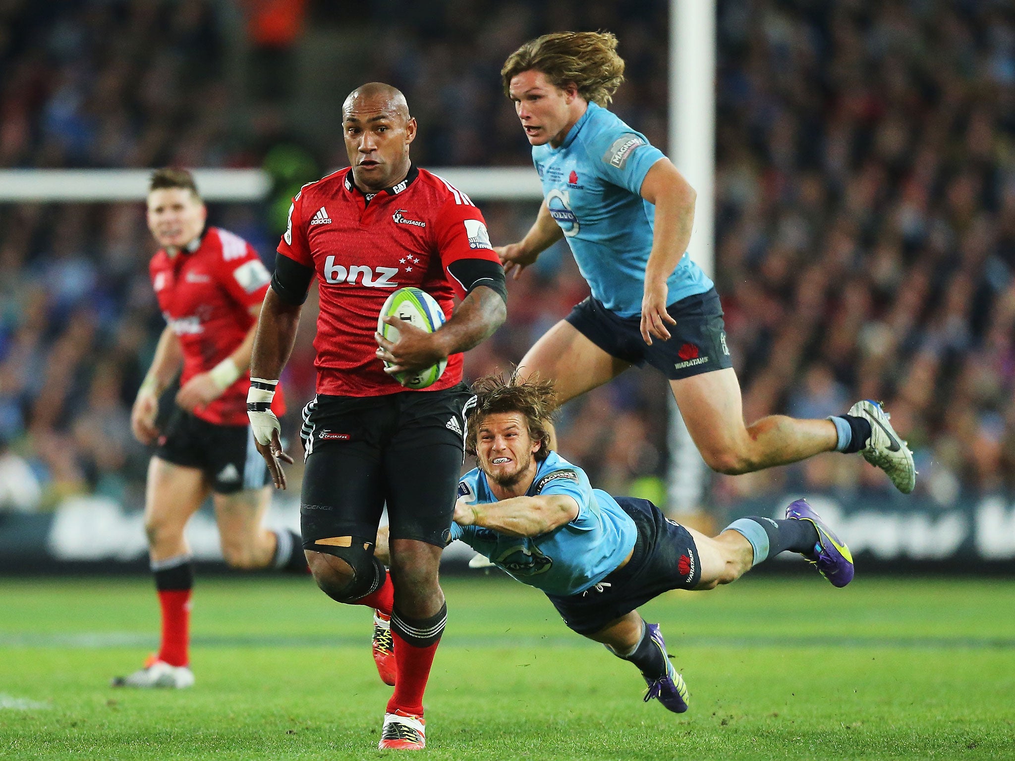 Crusaders winger Nemani Nadolo says he was racially abused