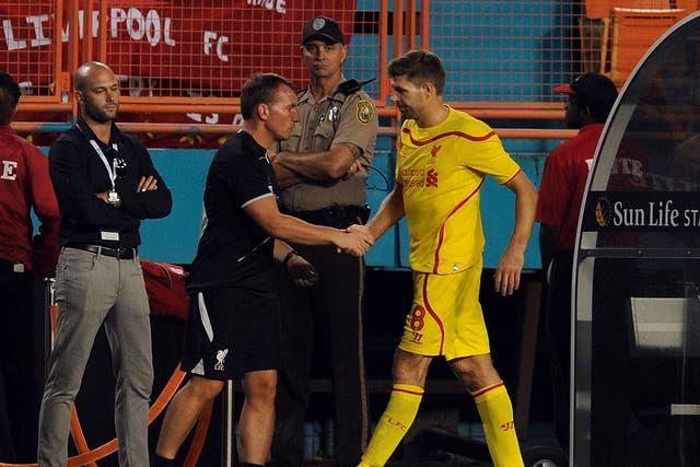 It was a disappointing night for Steven Gerrard and Brendan Rodgers