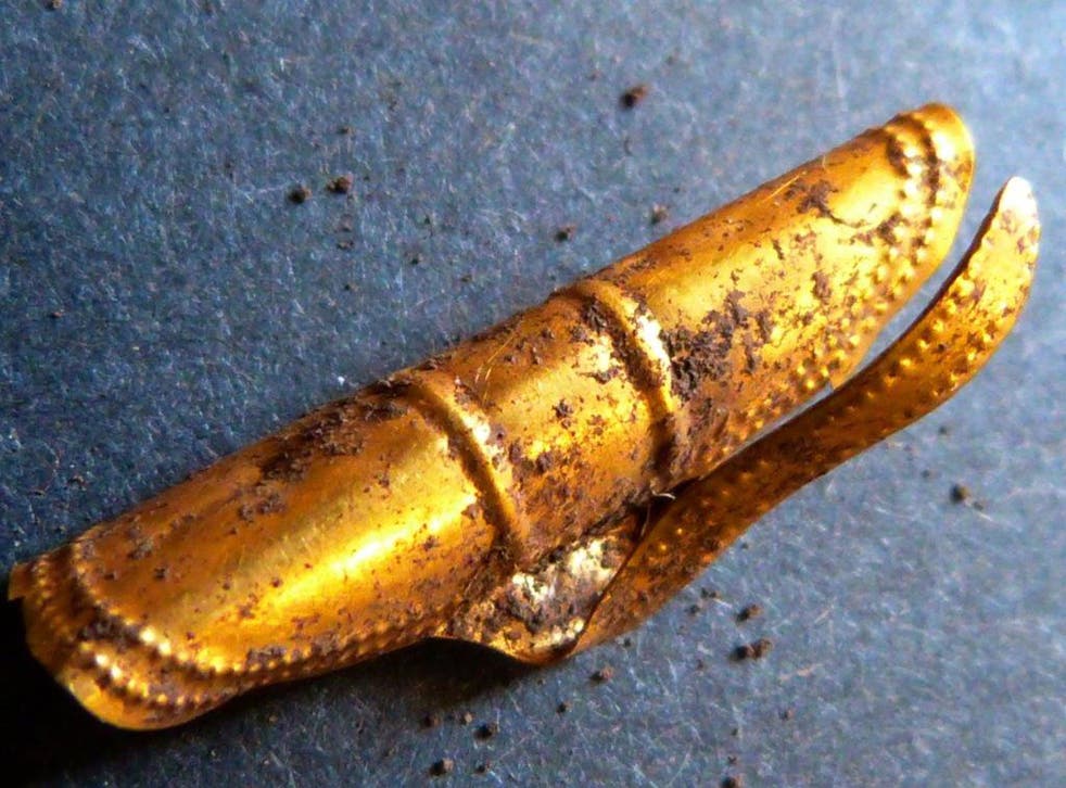 A 4,300-year-old hair ornament has been discovered by a group of schoolboys