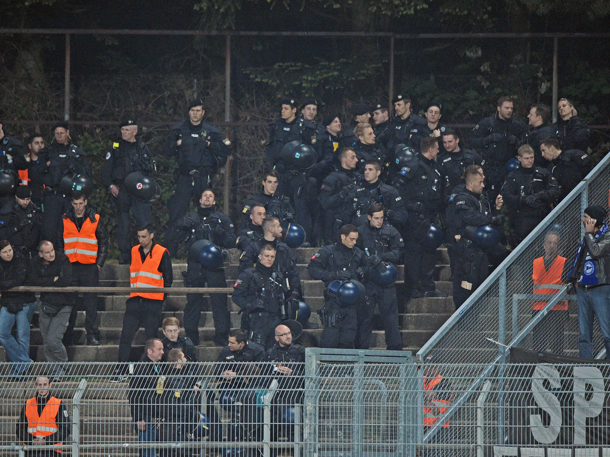 German police may be a thing of the past in the Bundesliga