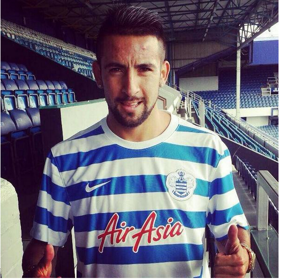 The Chile international has joined QPR on loan
