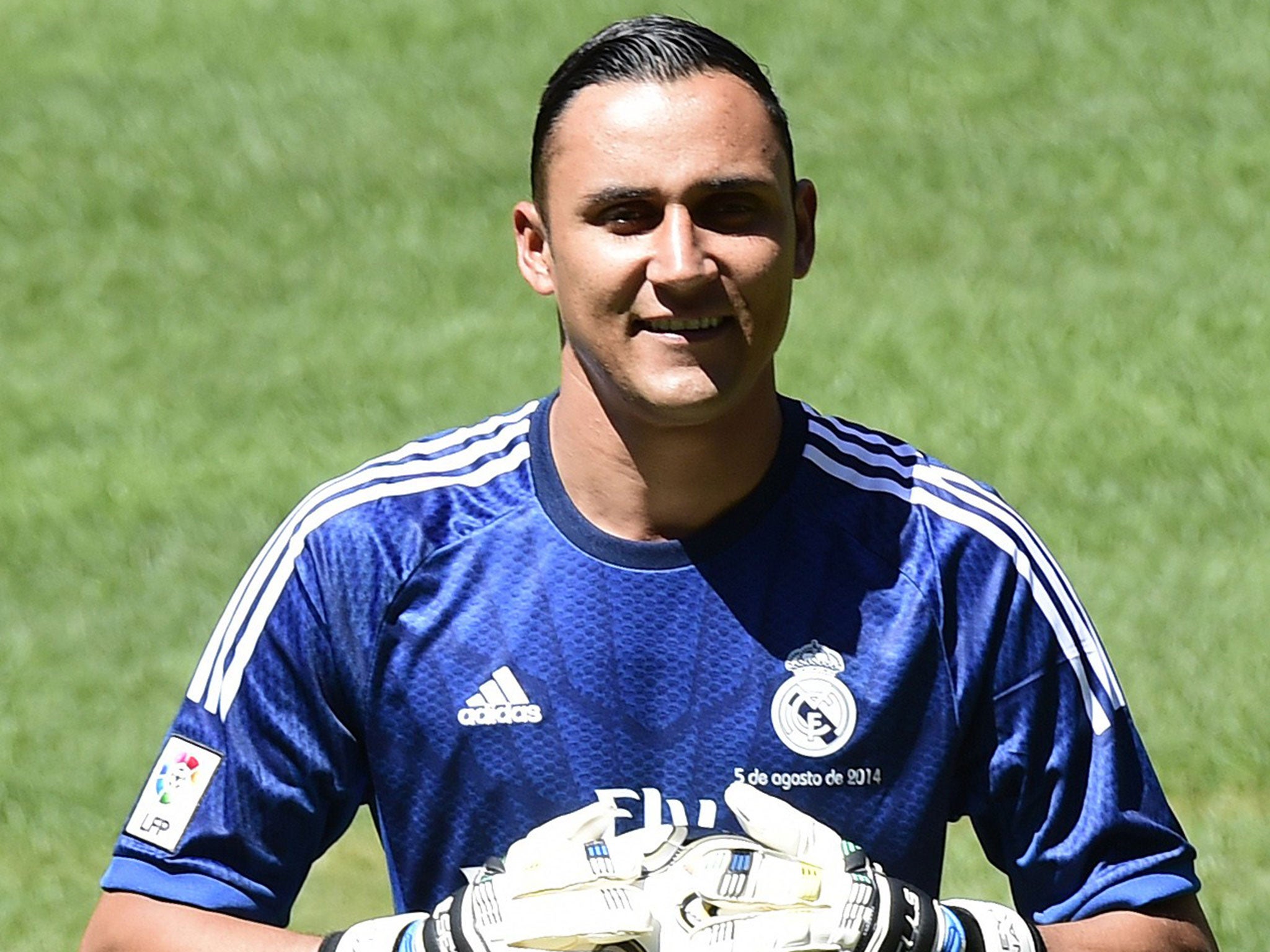 Keylor Navas was unveiled at Real Madrid today