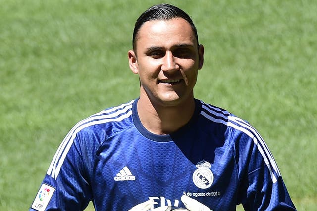 Keylor Navas was unveiled at Real Madrid today