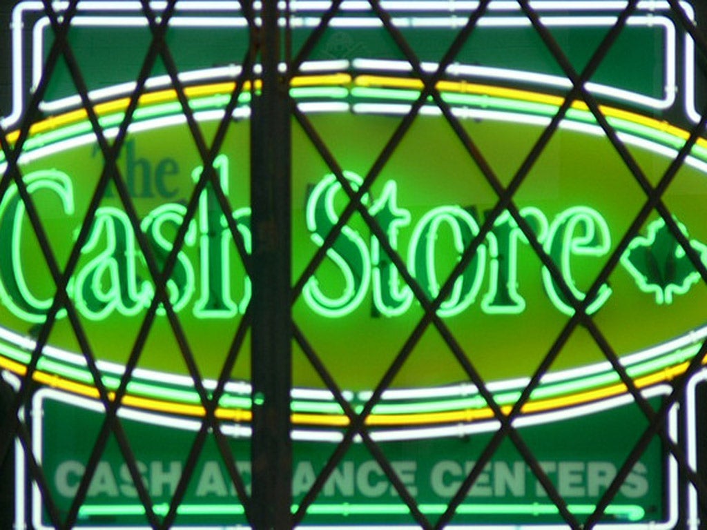 Cash Store's funding from its Canadian parent was withdrawn last month