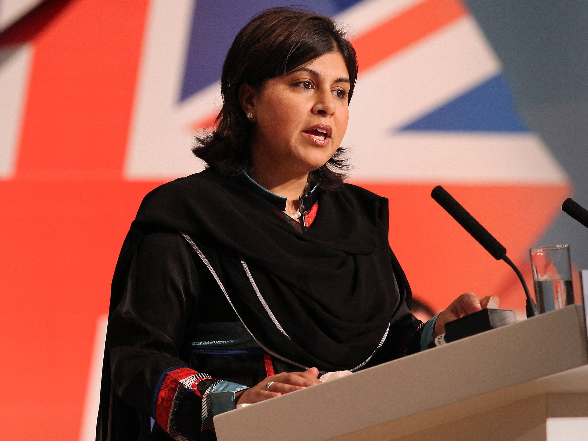 Baroness Warsi resigned over the Government's position on the conflict in Gaza