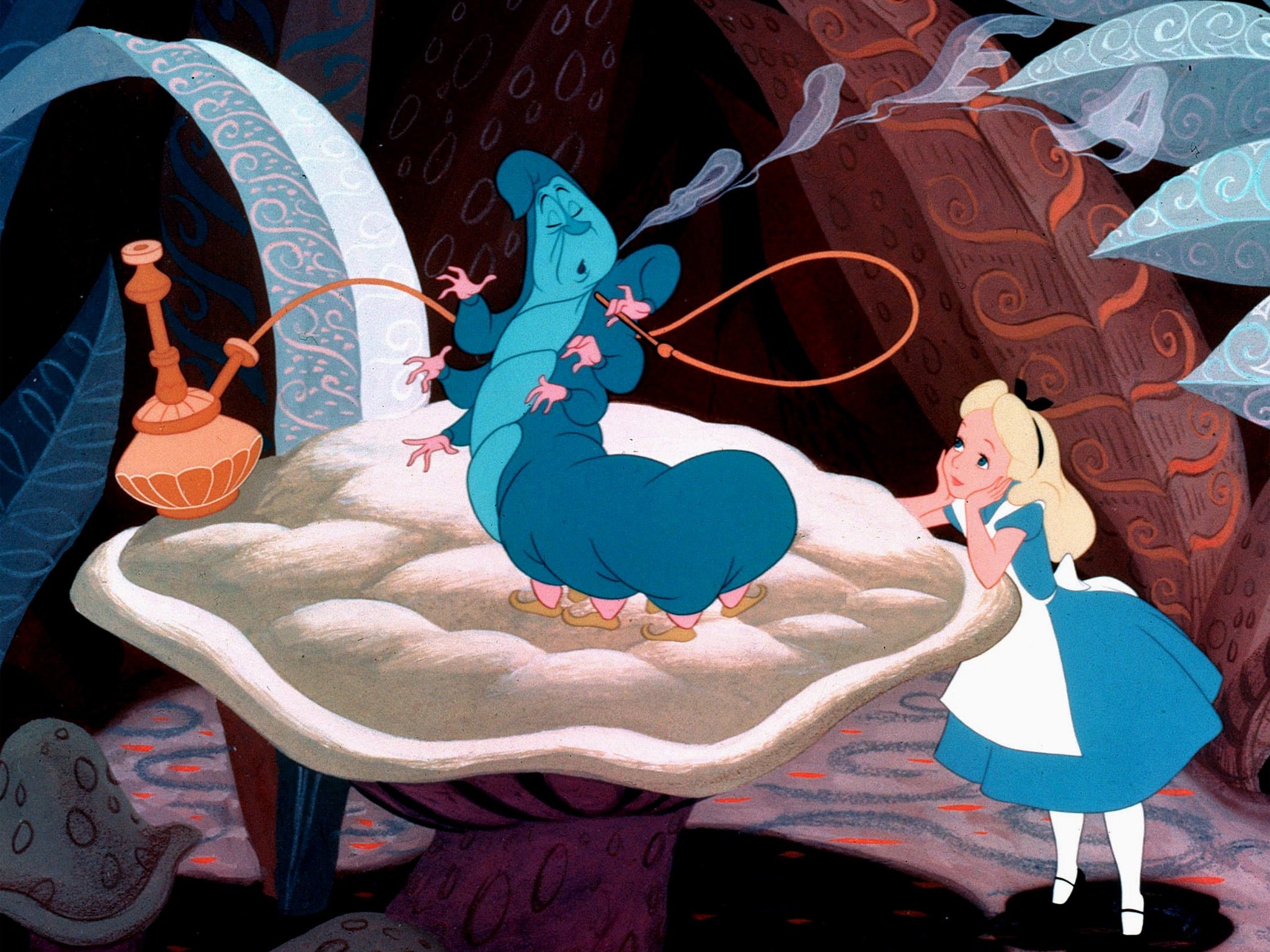 No smoke without ire: the caterpillar in 'Alice in Wonderland'