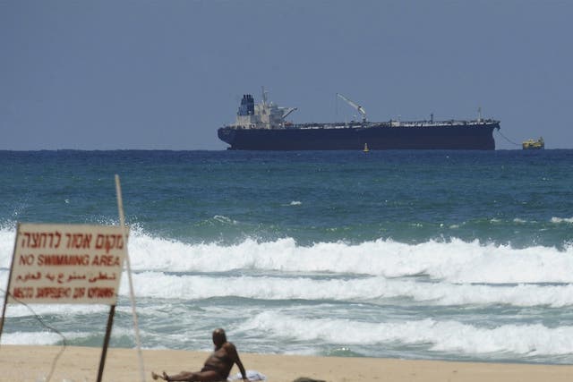 A tanker laden with oil from Kurdistan off Israel earlier this year
