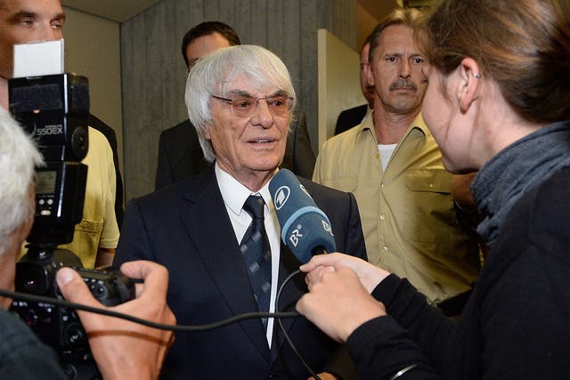 Bernie Ecclestone says he only paid $100m to settle the case because he can afford to pay that sum