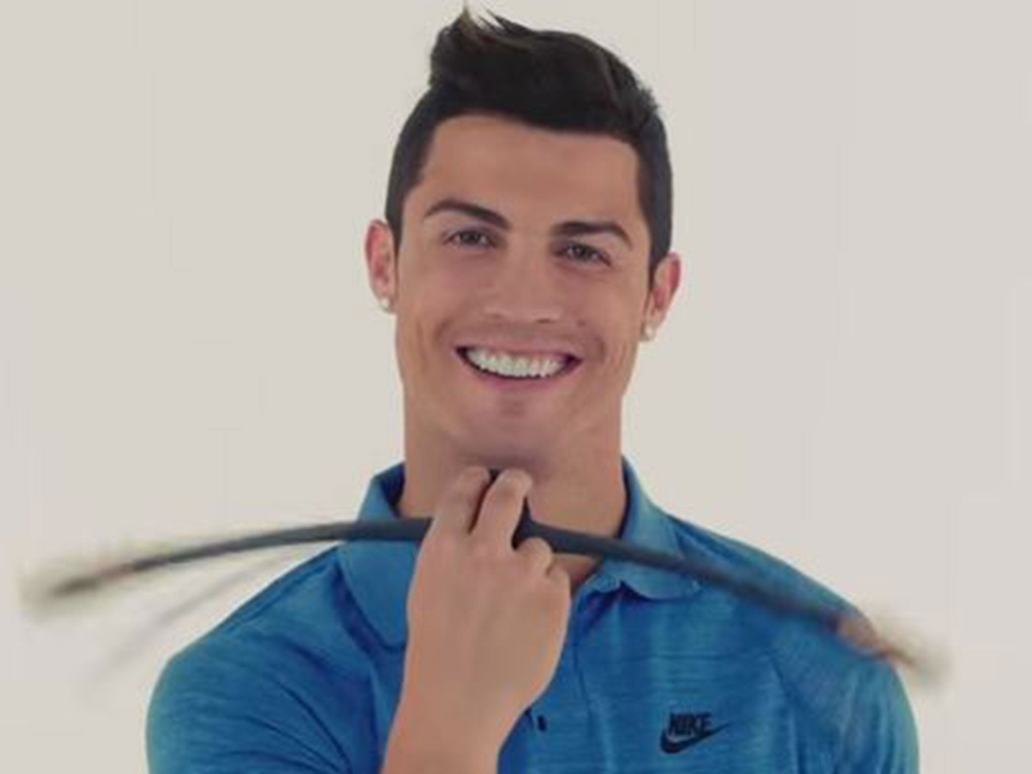 Cristiano Ronaldo has appeared in a bizarre new video for Japanese TV