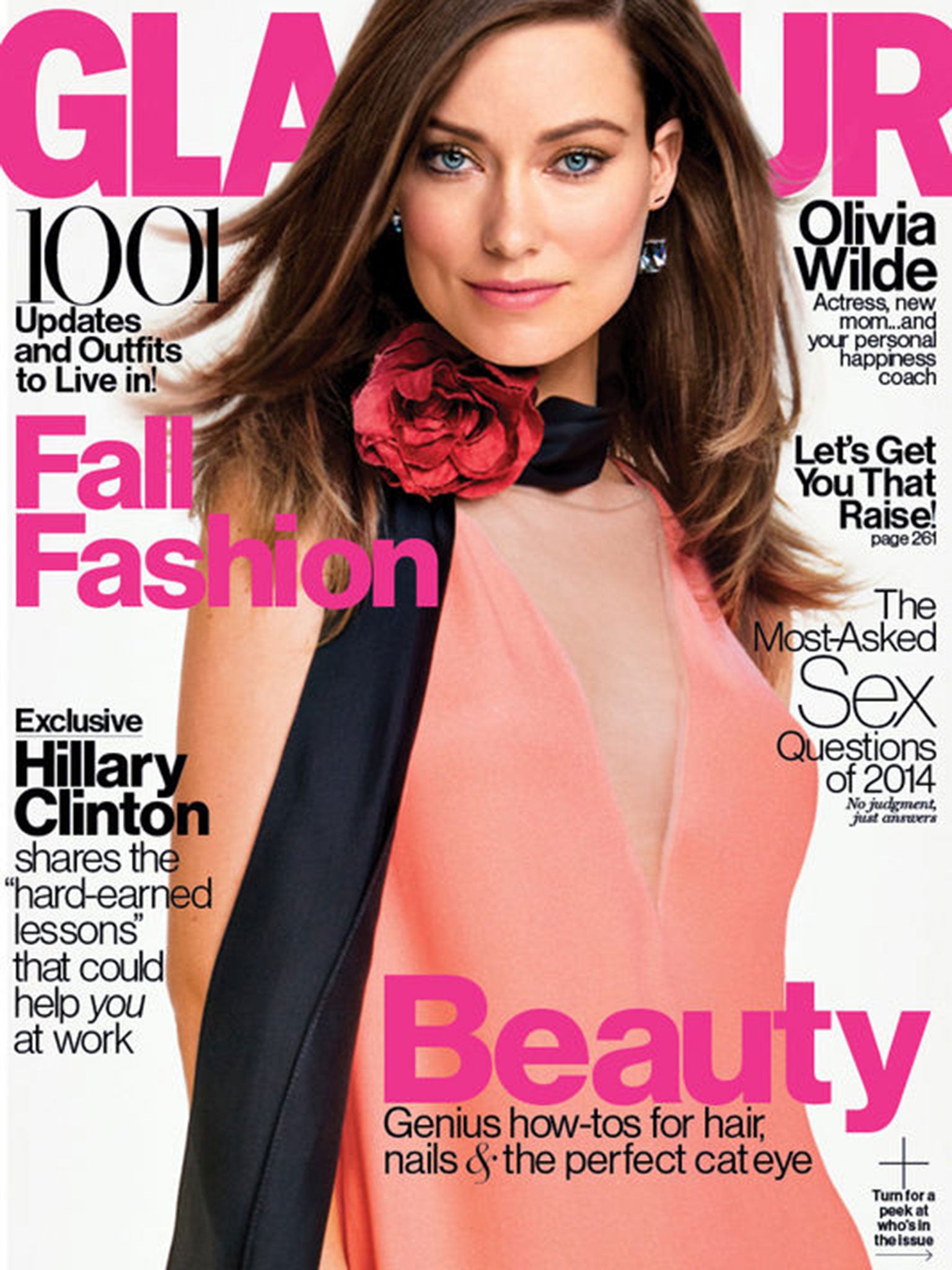 Olivia Wilde is the cover American Glamour's September Issue