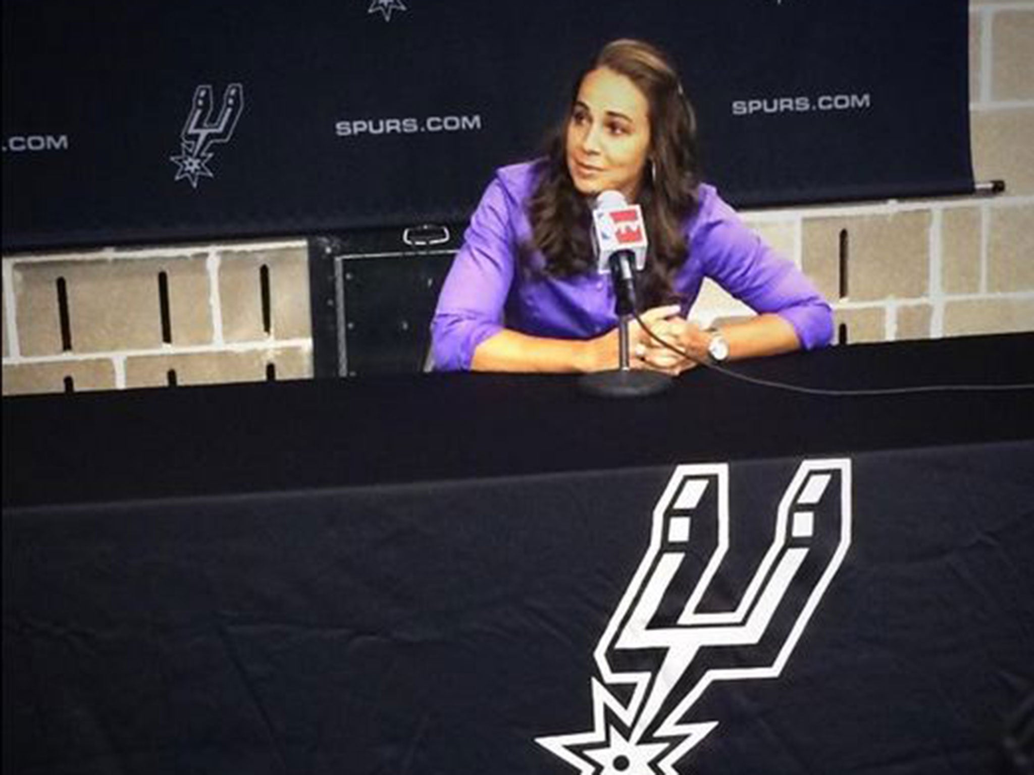 Becky Hammon has become the first full-time female coach in the NBA