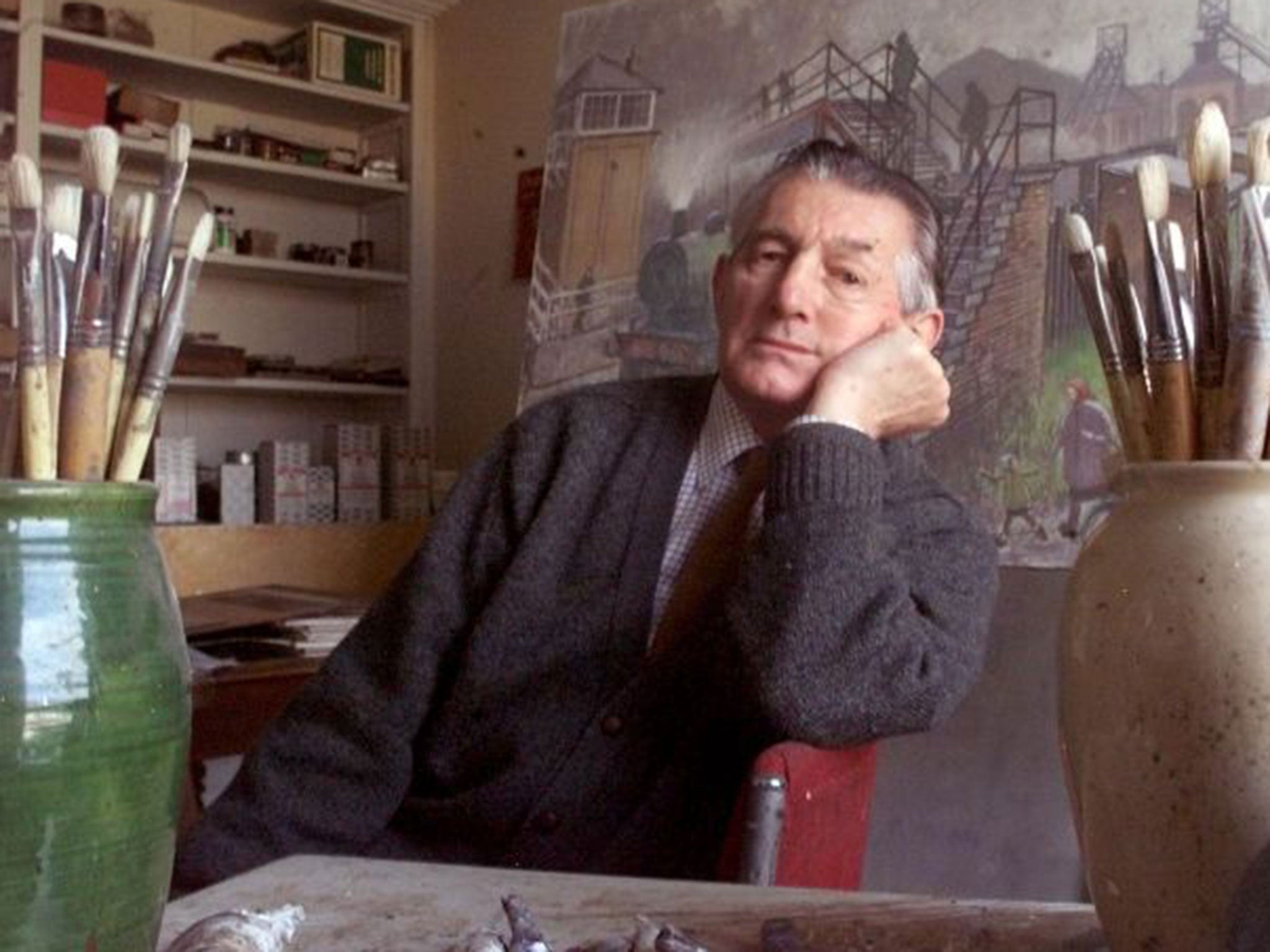 Brush with greatness: the artist Norman Cornish in 1999