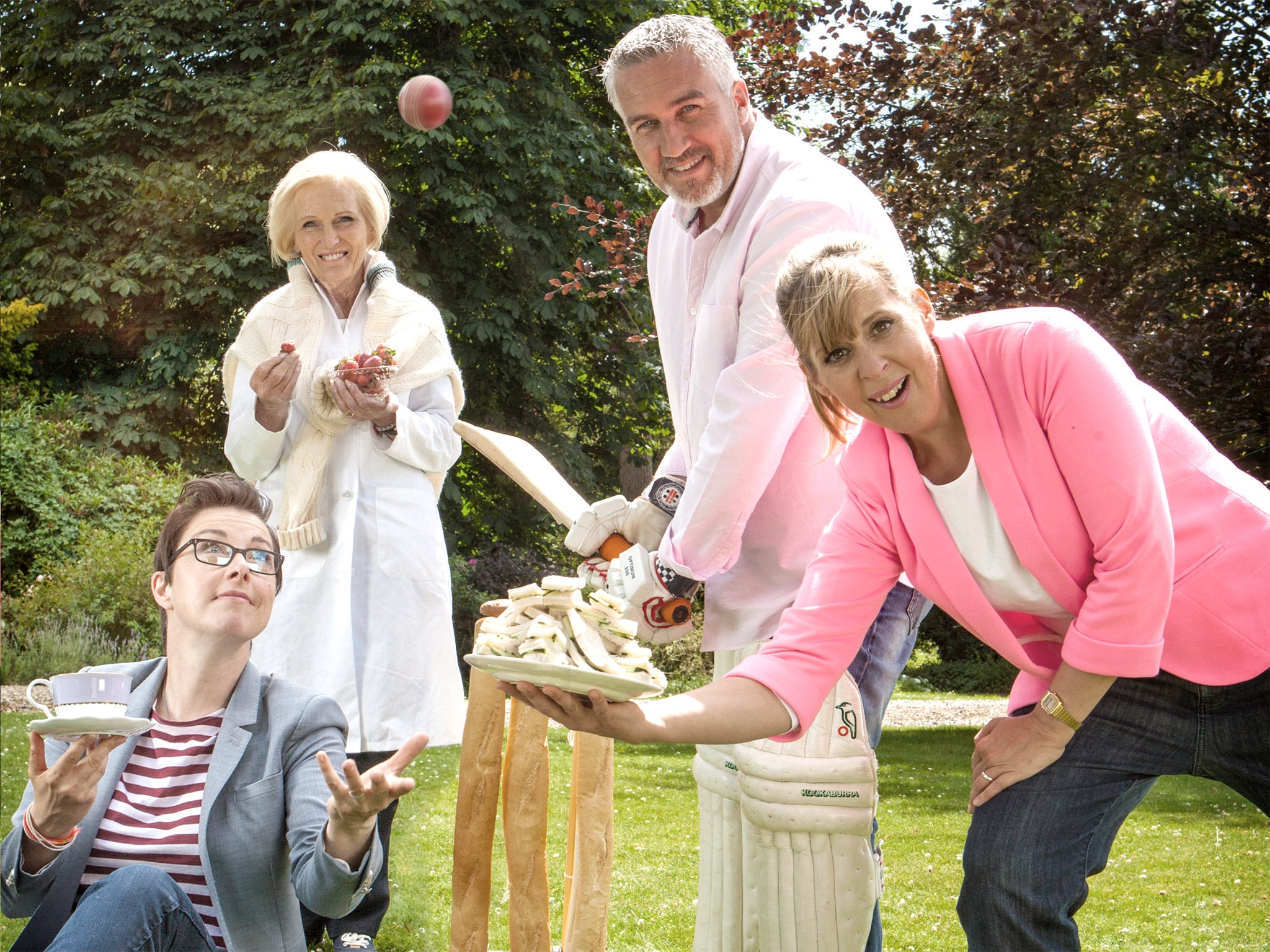 Sue Perkins, Mary Berry, Paul Hollywood and Mel Giedroyc return for more Great British Bake Off