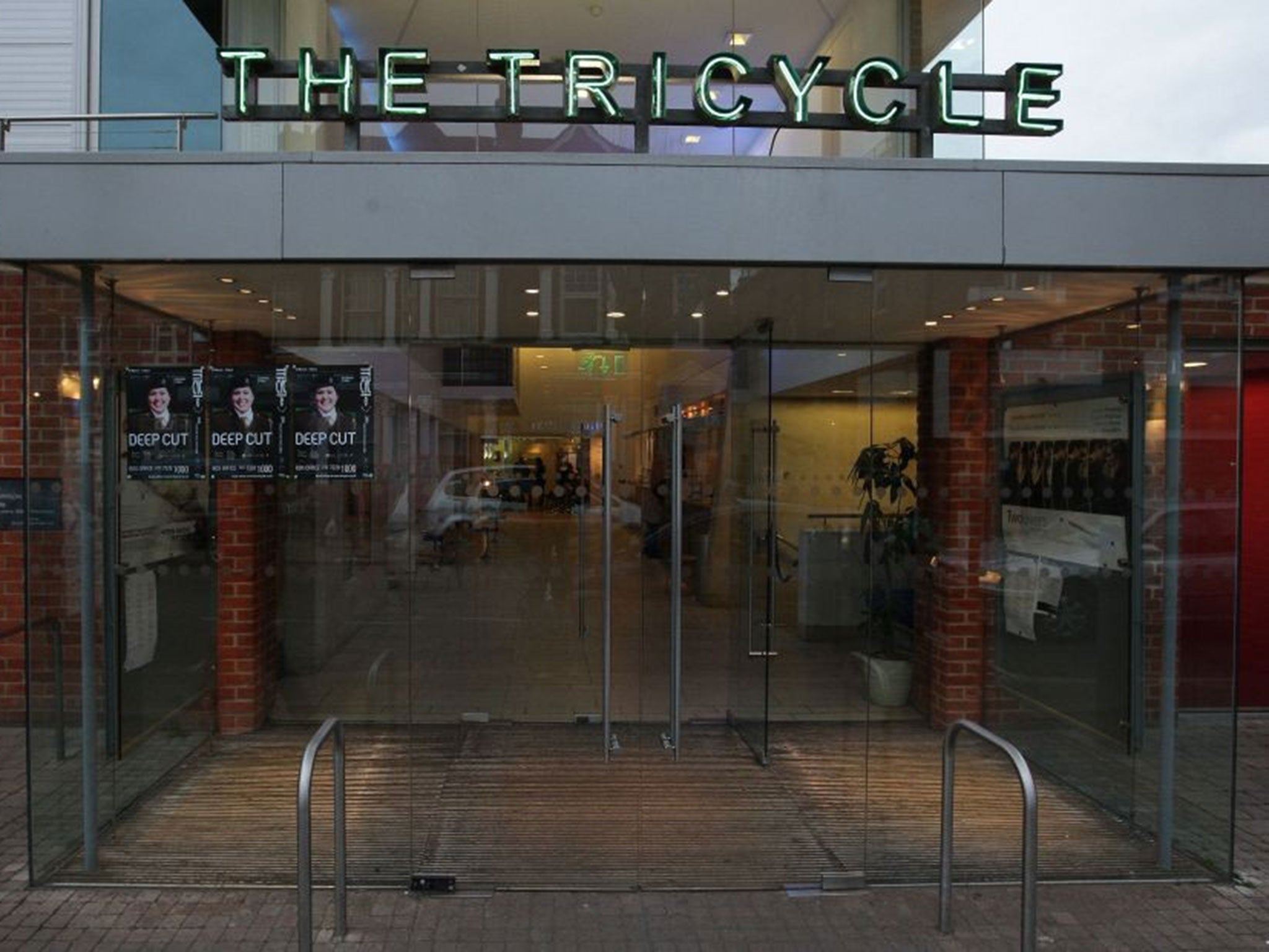 The Tricycle Theatre, Kilburn which has refused to host the UK Jewish Film Festival while it is sponsored by the Israeli Embassy amid the ongoing crisis in Gaza.