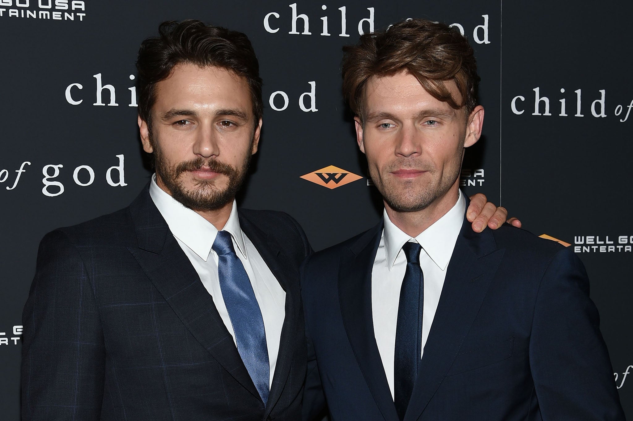 James Franco and Scott Haze at the Child of God premiere in New York on 30 July 2014