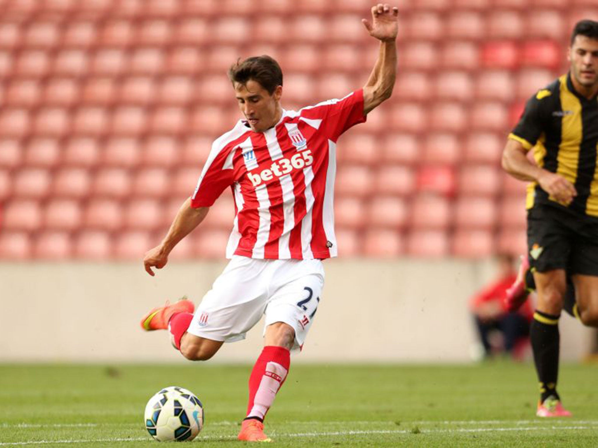 Bojan Krkic scored another good goal for Stoke City - he now has three in three matches