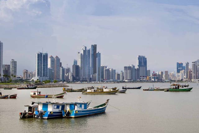 Panama City's skyline