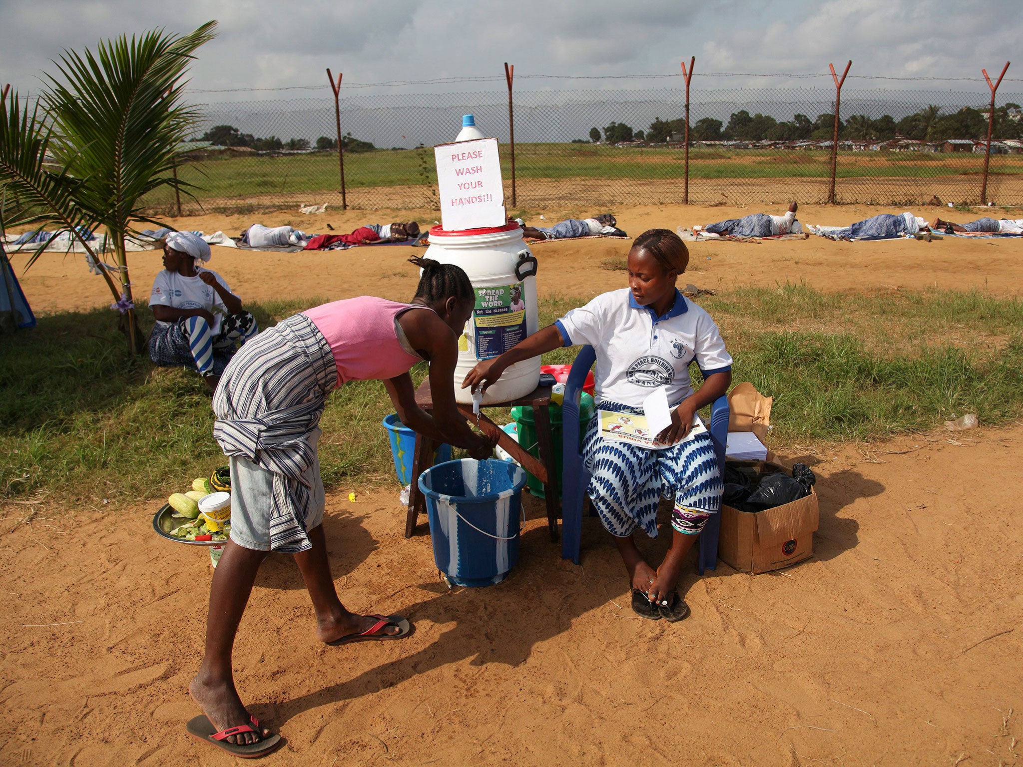 The new ritual of handwashing in Monrovia