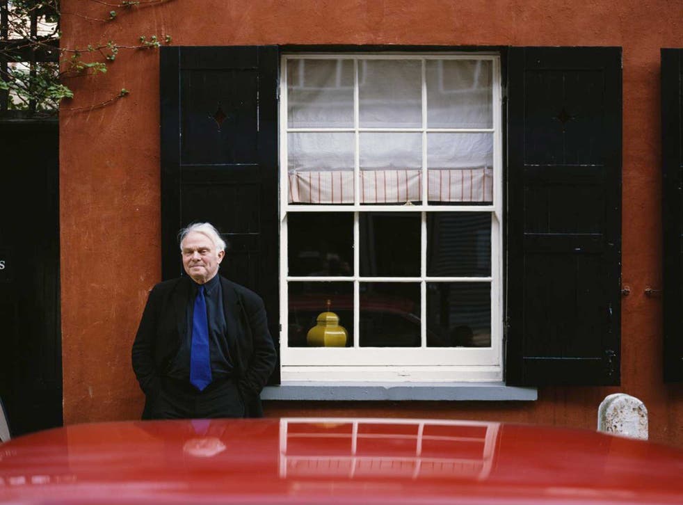 MacCormac at his home in London, 2001