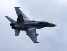 US F18 military jet crashes near RAF Lakenheath in Suffolk