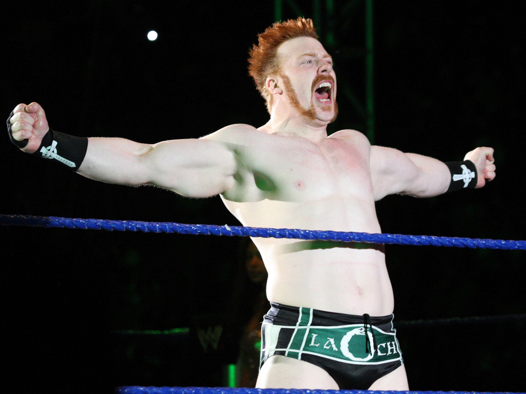 'Celtic Warrior' Sheamus in the WWE ring