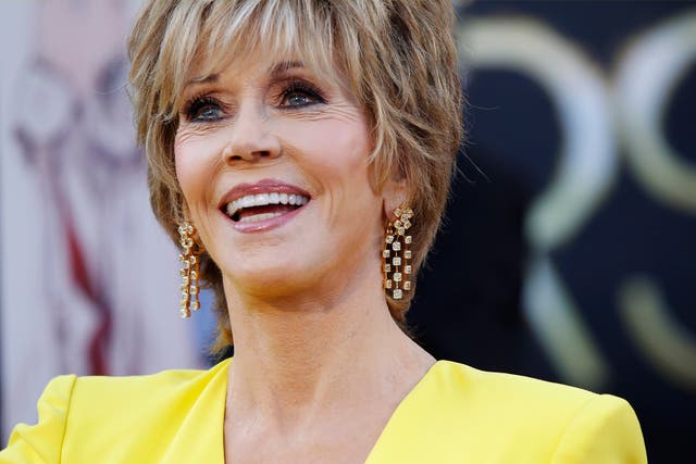 Jane Fonda has been pictured with a very dubious piece of furniture