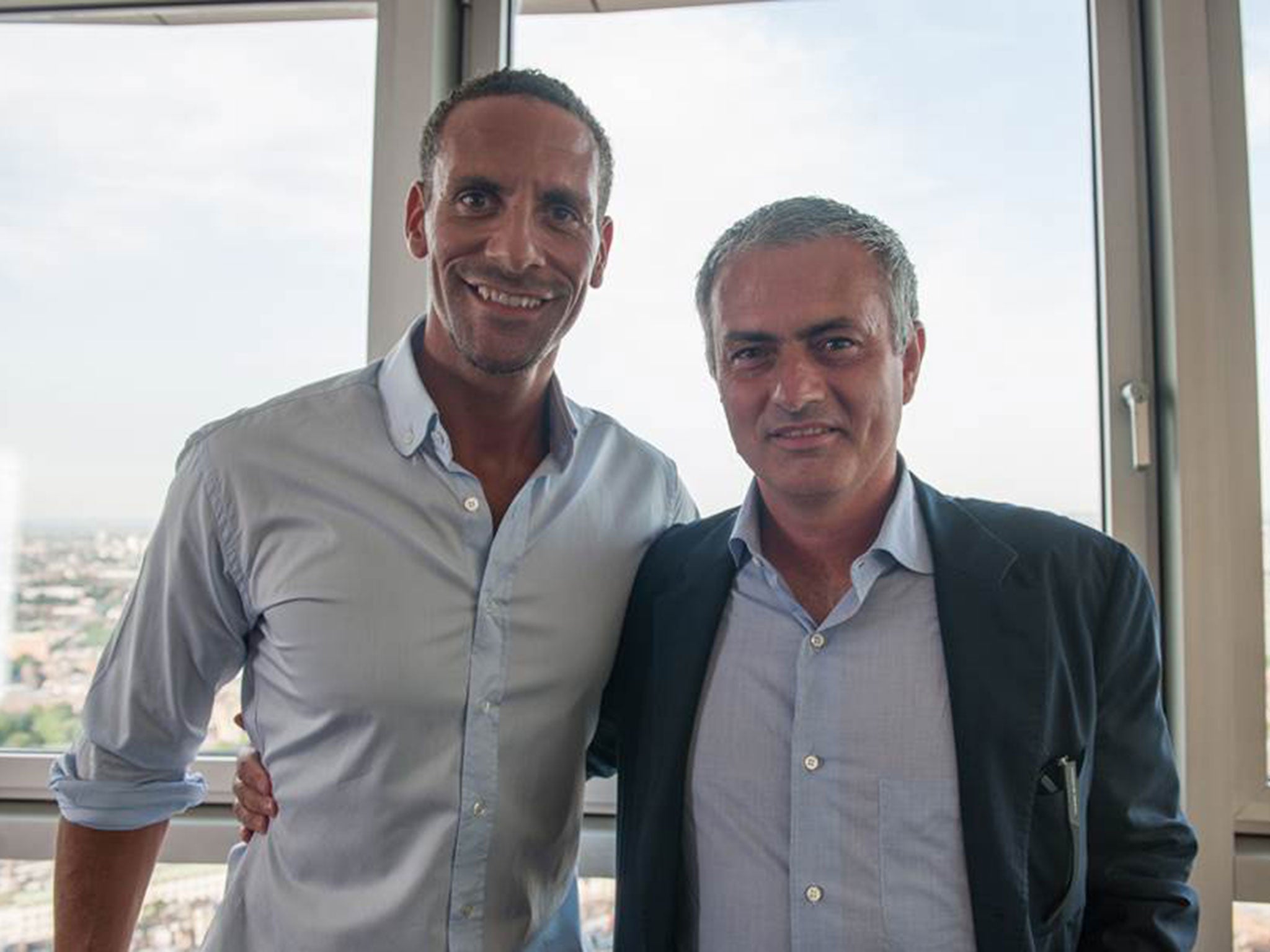 Rio Ferdinand (left) spoke to Jose Mourinho, who revealed his hopes for the new season