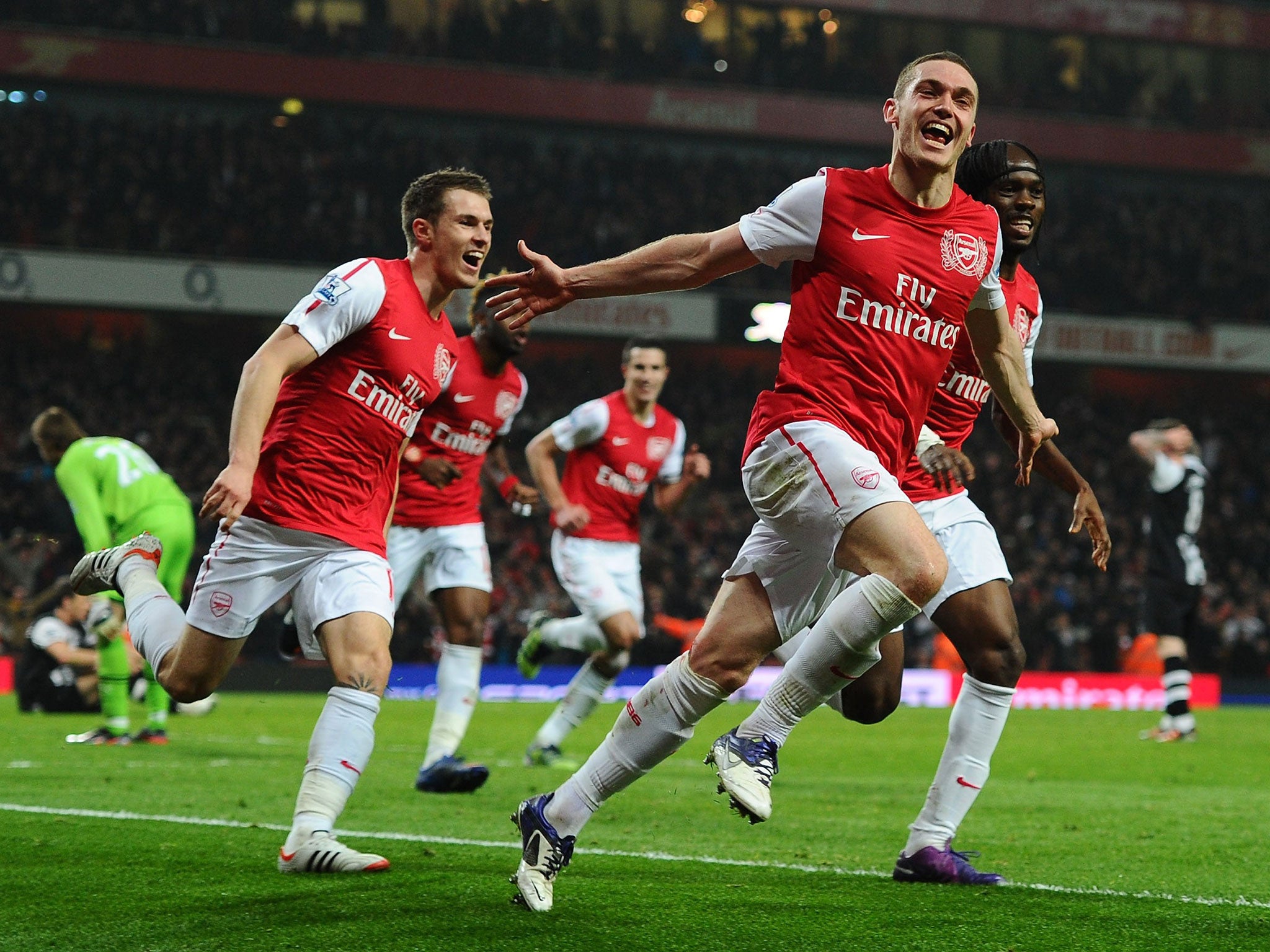 Thomas Vermaelen enjoyed some happy times at
Arsenal but a loss of form led to him being relegated to
third-choice centre-back