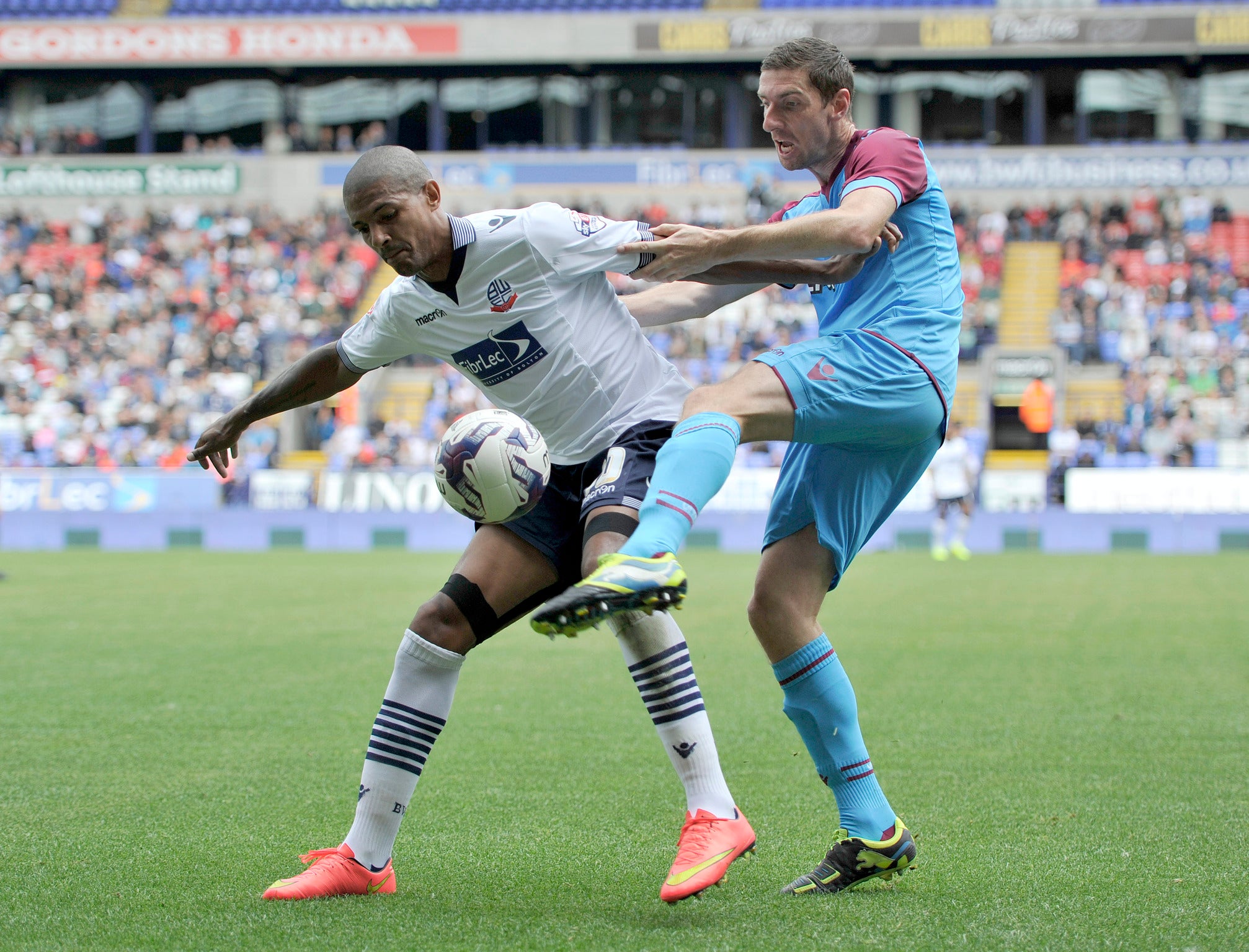 Jermaine Beckford is one of only two strikers at Bolton Wanderers