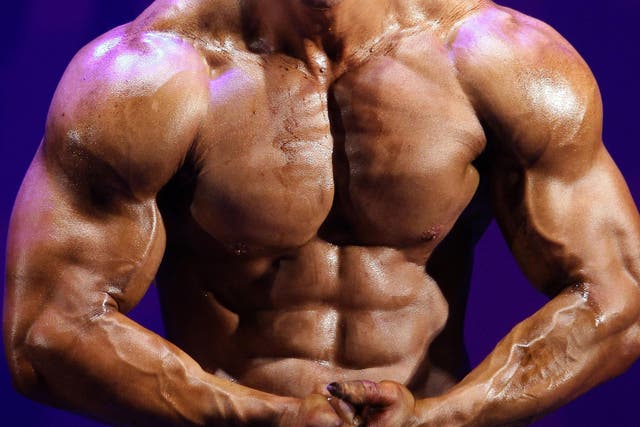 A Swedish man has been jailed for using and selling steroids after police arrested him because of his "unusually large" size