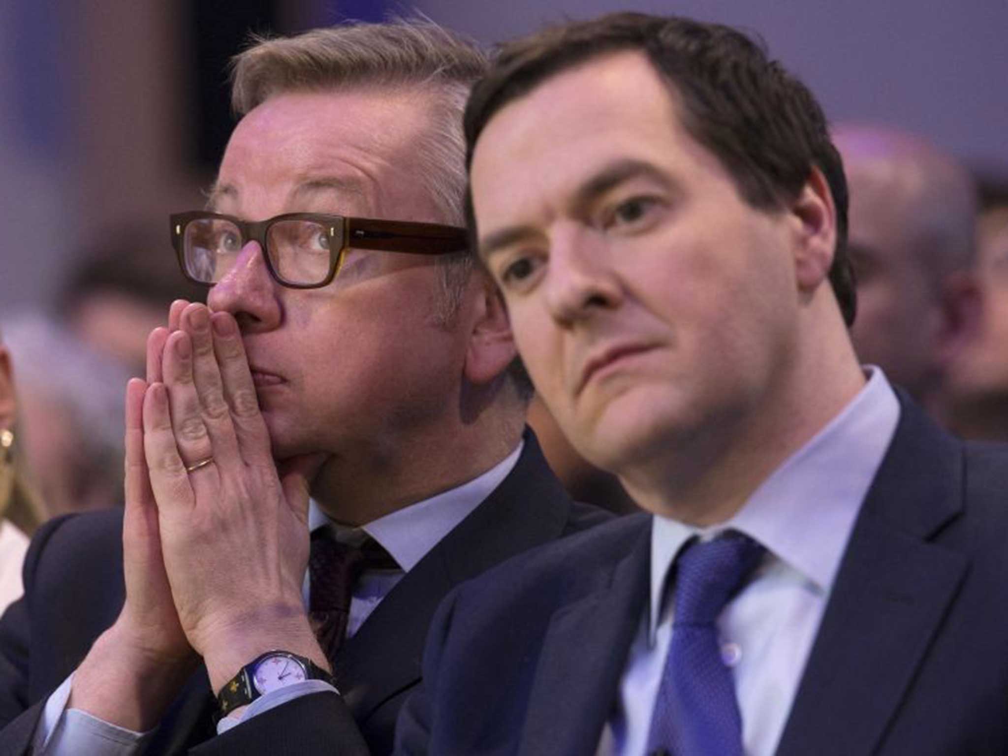 Michael Gove and George Osborne