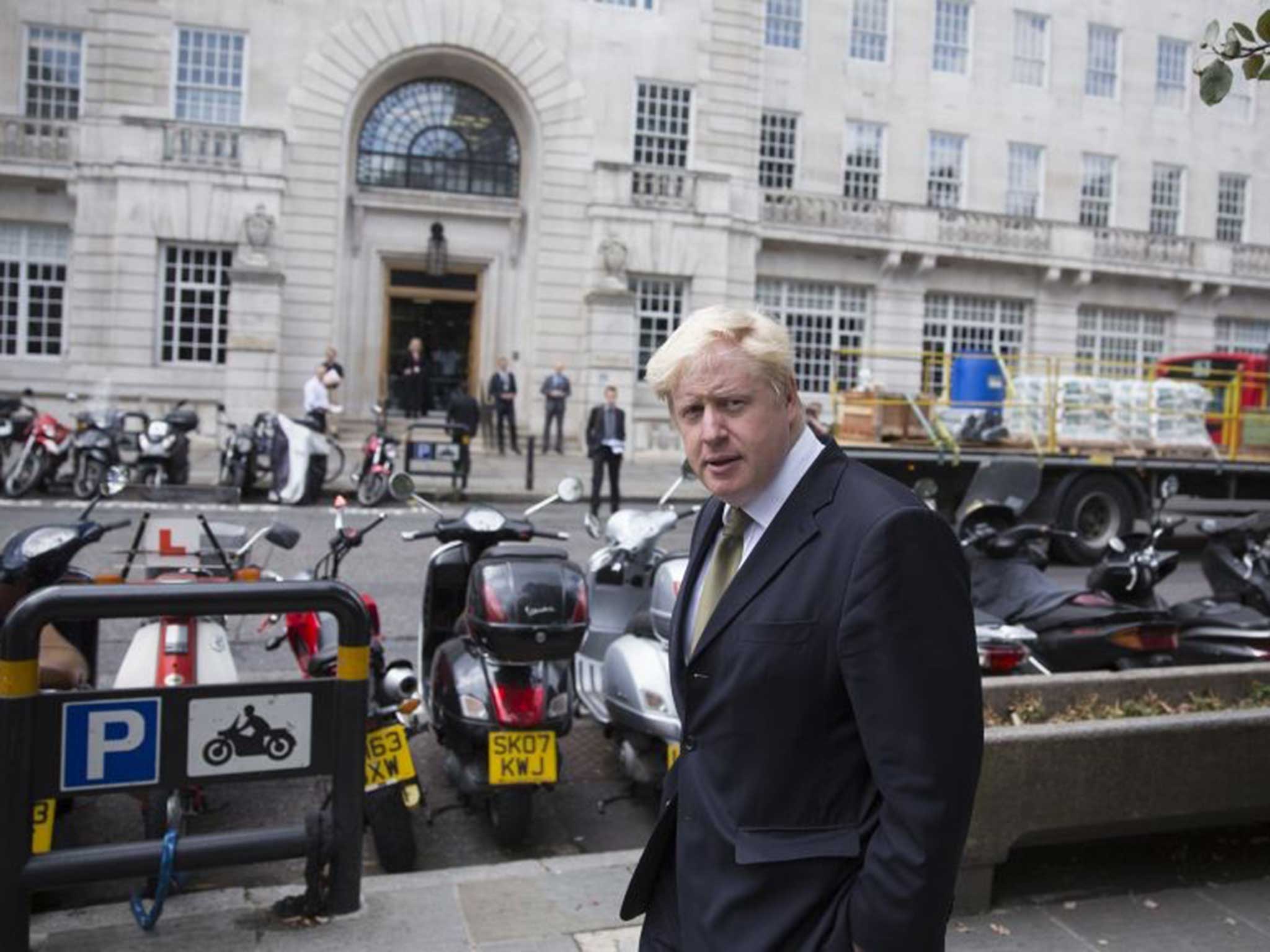 Charm offensive: Boris Johnson’s air of pantomime bluster may not always be enough