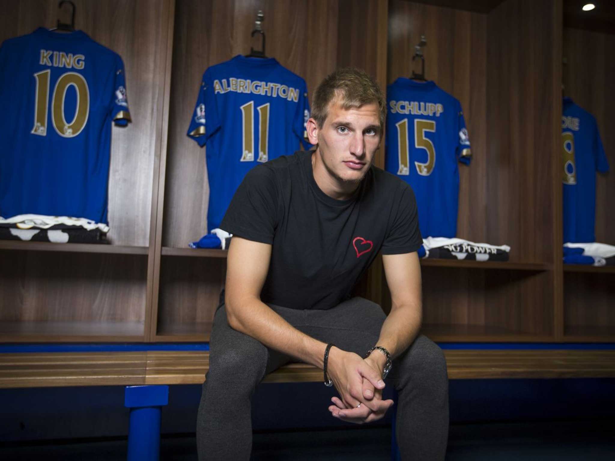On the marc: Marc Albrighton had some relegation fights in his 16 years at Aston Villa so if the going gets tough for Leicester, he is ready