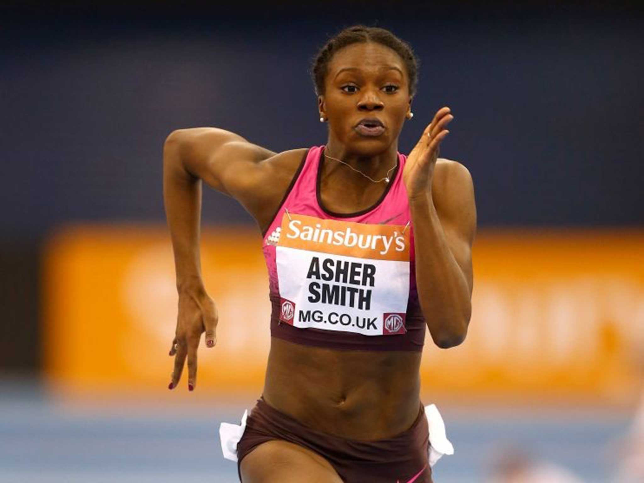 Asher-Smith in action