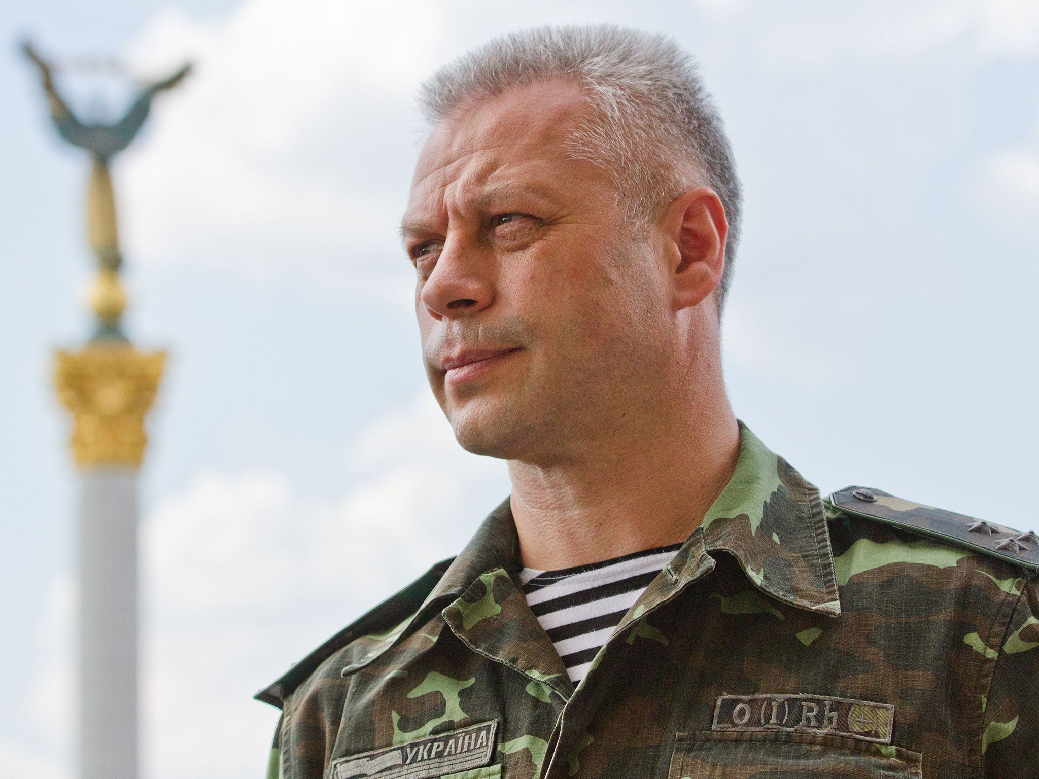 Andriy Lysenko, a spokesman for Ukraine’s National Security and Defence Council, said the only way for the rebels in Donetsk to save their lives would be to 'lay down their arms and give up'