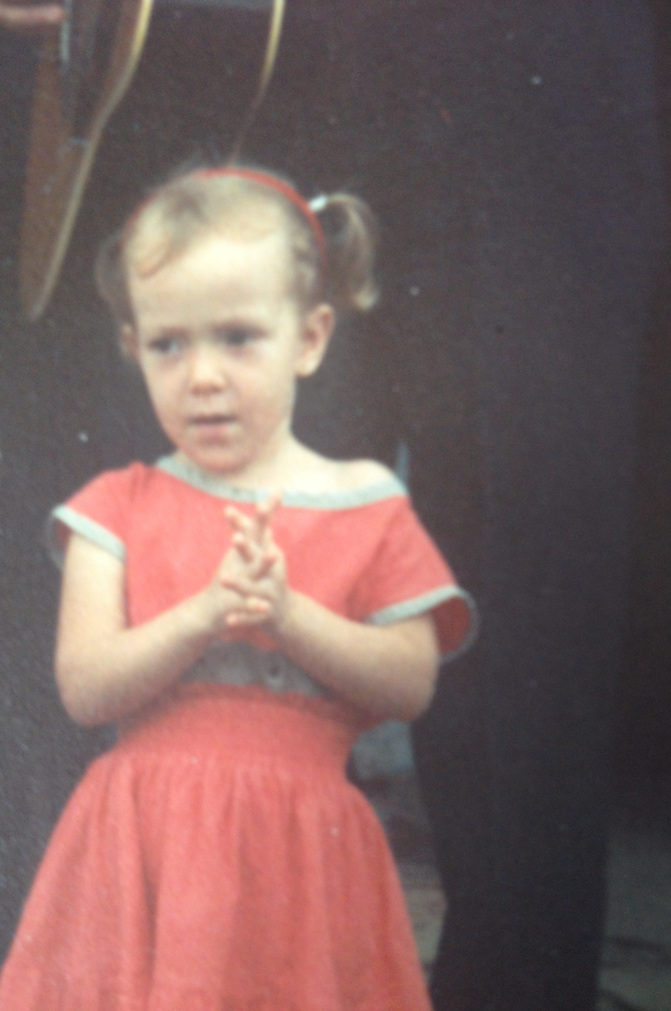 Natacha Tormey as a child