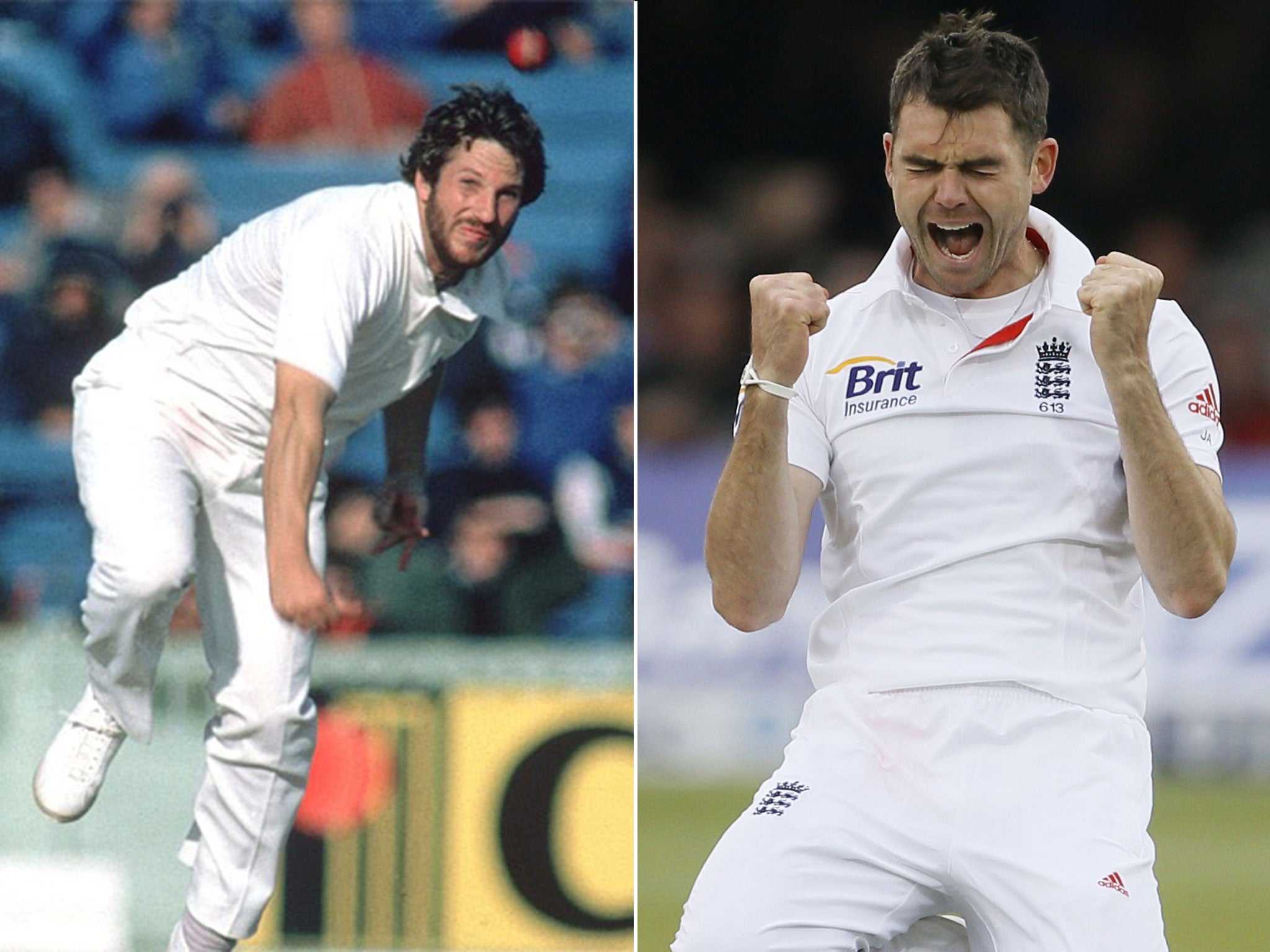 With James Anderson closing in on Sir Ian Botham’s Test wicket record, the third man in England’s standings, Bob Wills, tells Jack Pitt-Brooke the former at his peak was quicker and more explosive but the Burnley boy has greater disguise